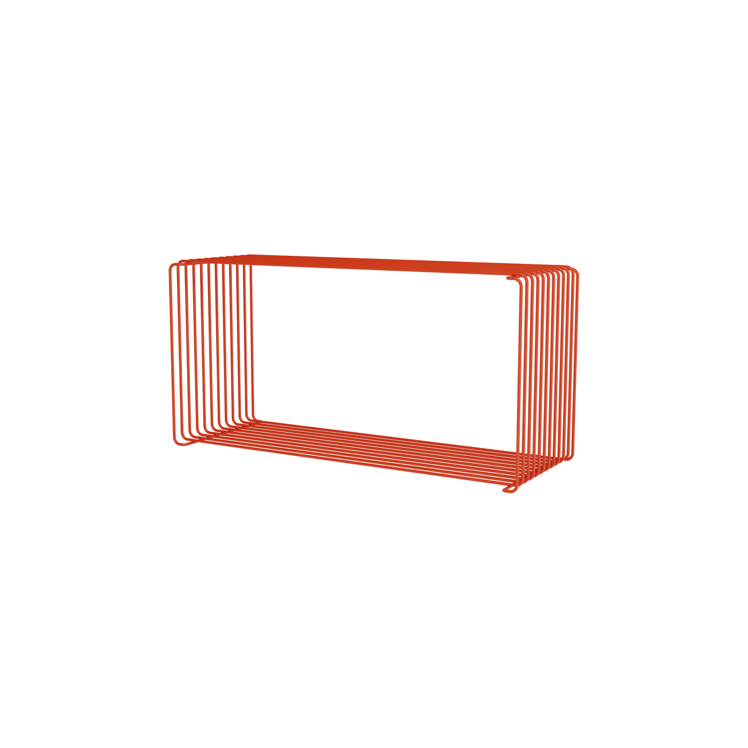 Montana Orange - Shelf Panton - Lacquered Stainless Steel Wire - Designer Verner Panton