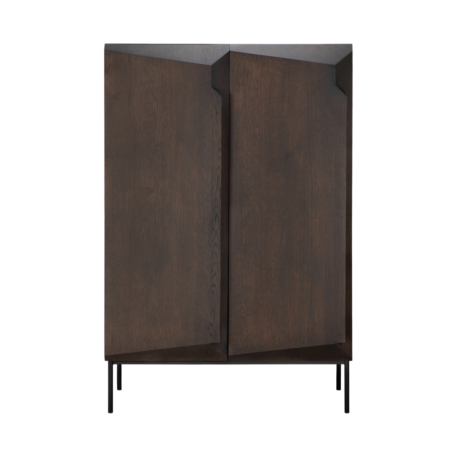 Ethnicraft Brown - Dresser Stairs - Tinted Oak Wood - Designer Alain Van Havre
