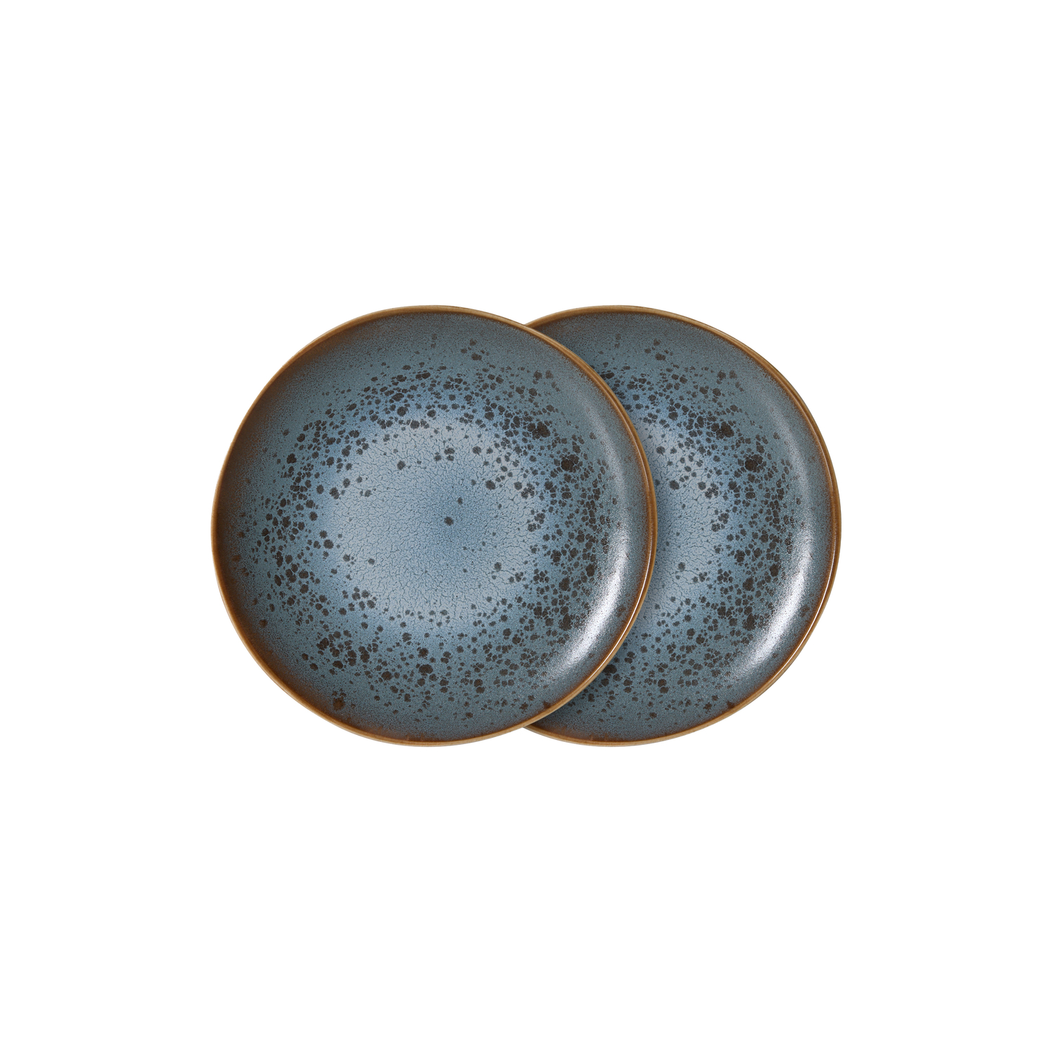 HK LIVING - Assiette à dessert 70s ceramics - Bleu - Grès émaillé HK LIVING - Assiette à dessert 70s ceramics - Bleu - Grès émaillé
