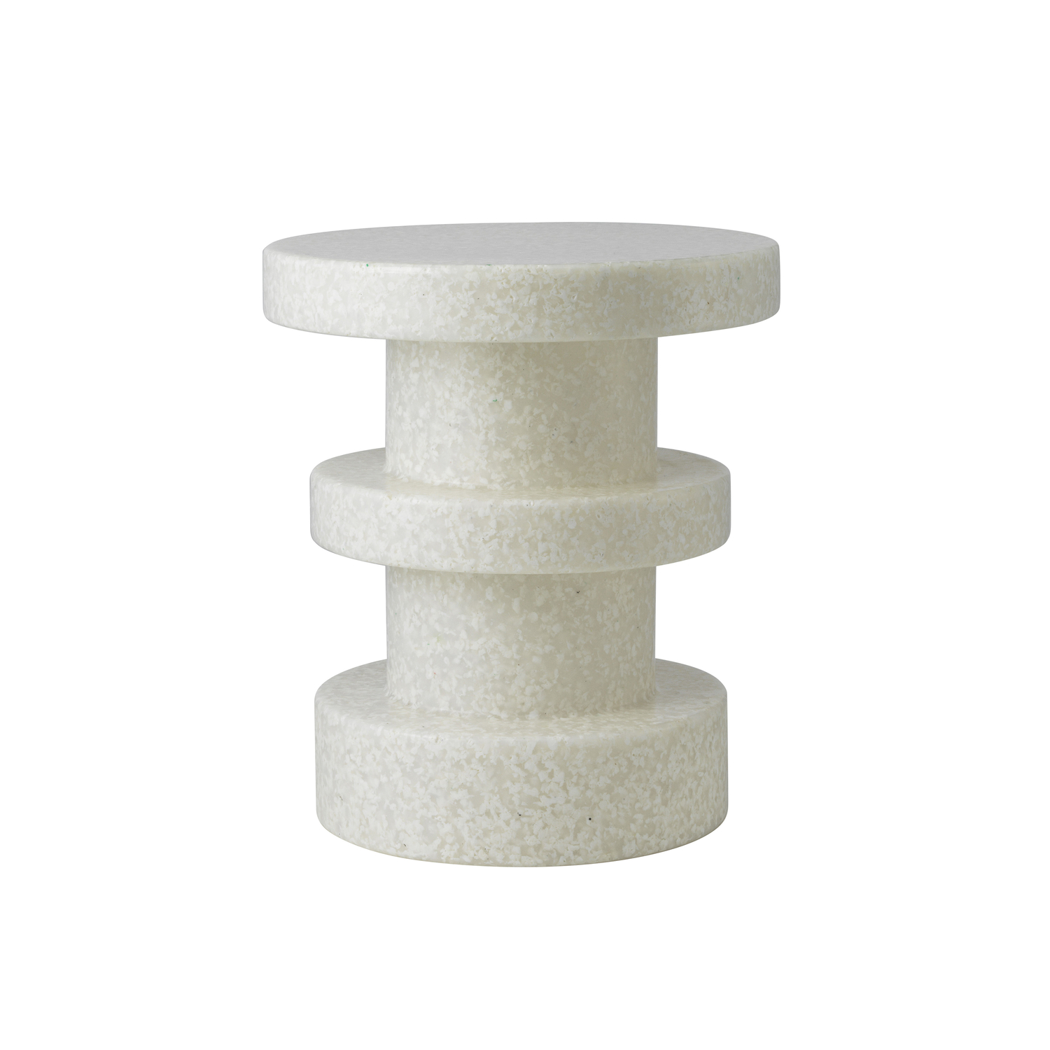 Normann Copenhagen White - Stool Bit - Recycle Polyethylene - Designer Simon Legald