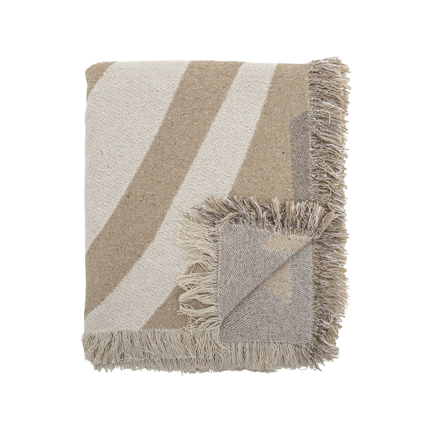 Bloomingville Beige - Plaid Plaids - Recycled Cotton