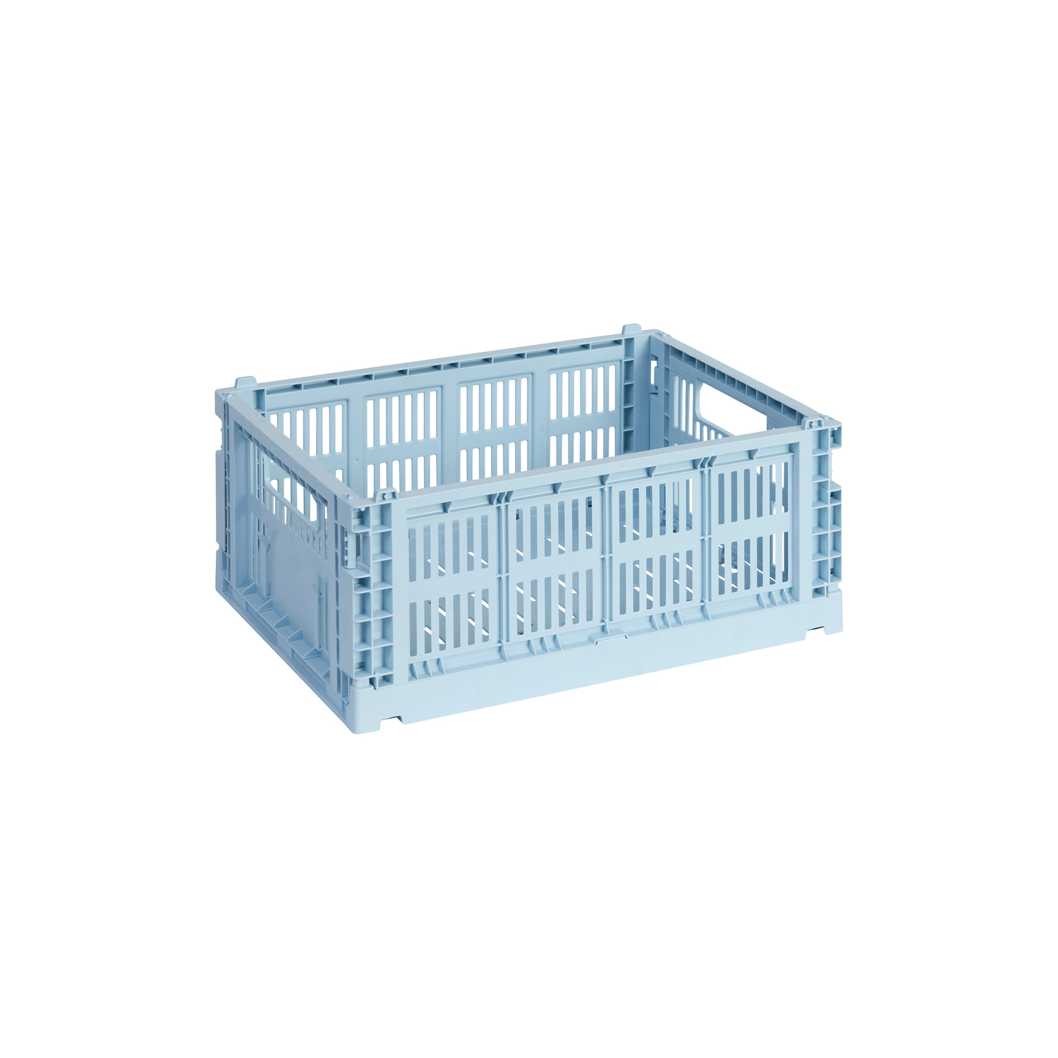 Hay Blue - Basket Colour Crate - Recycled Polypropylene - Designer Studio