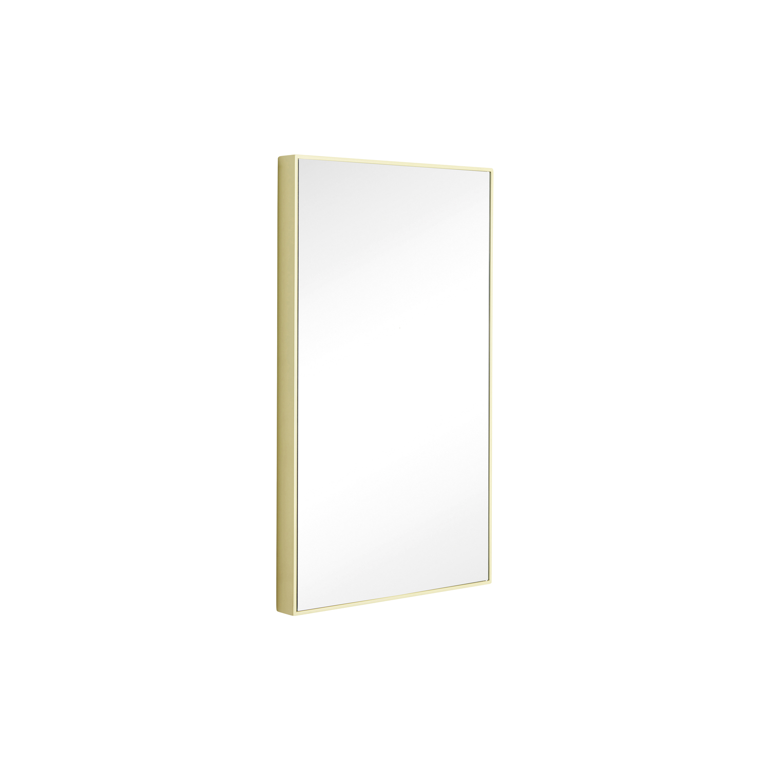 Hübsch Yellow - Wall Mirror Shine - Iron Medium