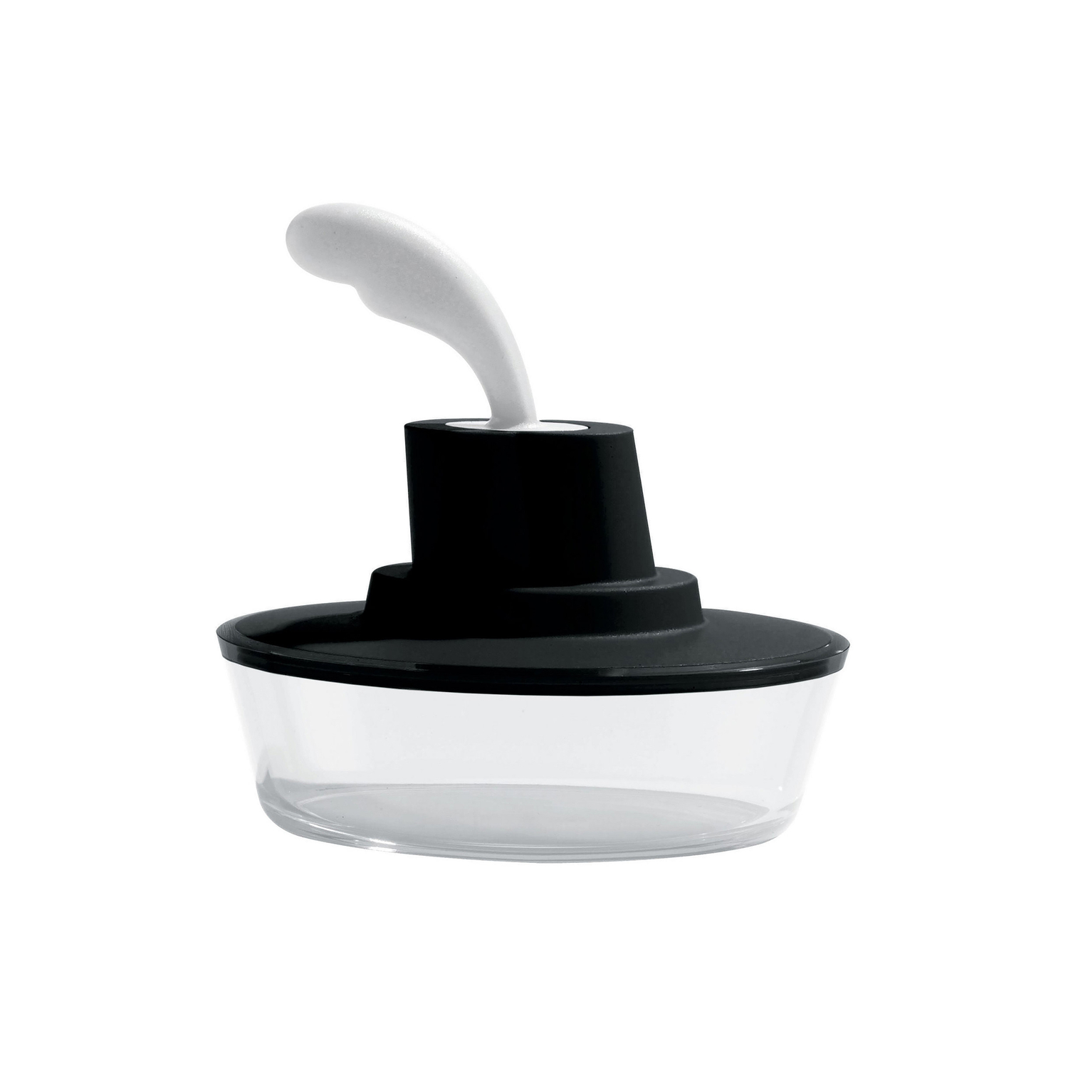 Alessi Schwarz - Buttermesser - Plastikmaterial - Designer Stefano Giovannoni