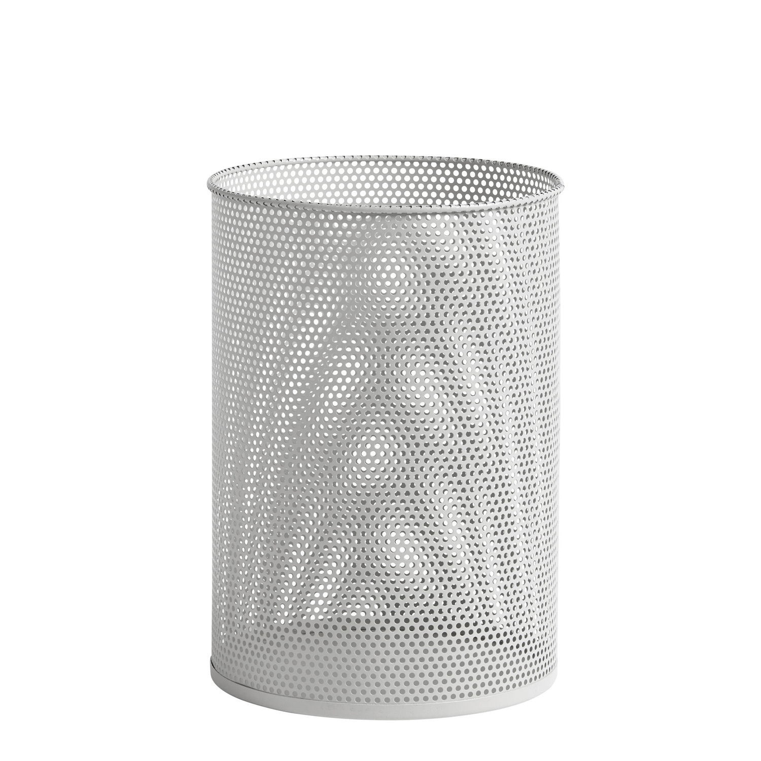 Hay Grey - Wastepaper Basket Perforated - Perforated Iron