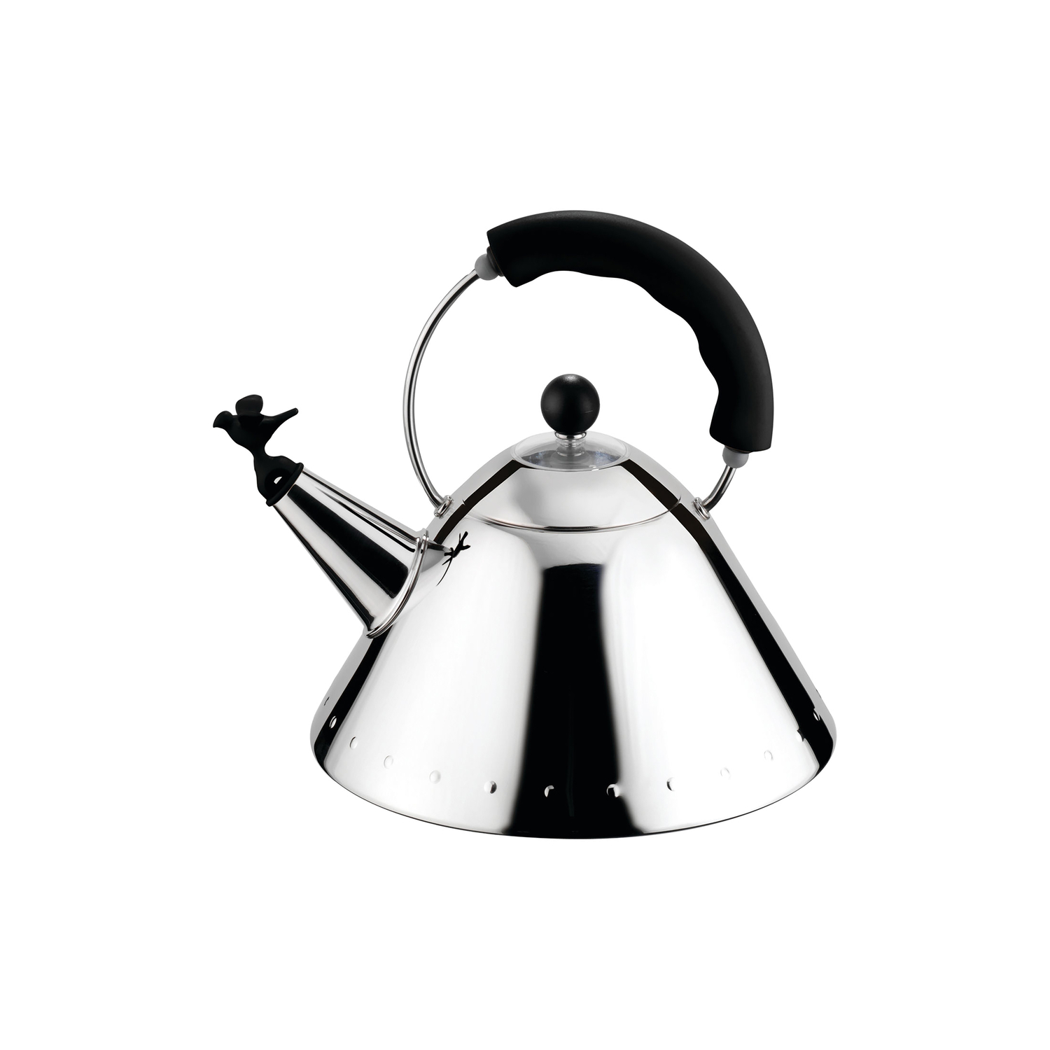 Alessi Black - Kettle Oisillon - Thermoplastic Resin - Designer Michael Graves