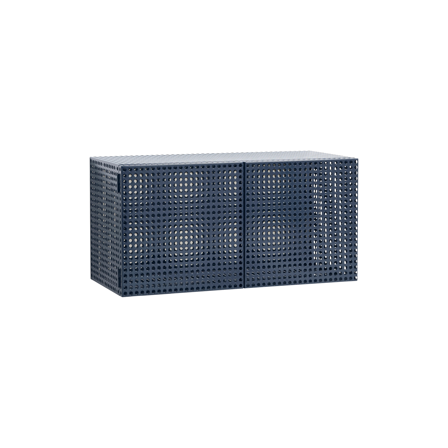 Hay Blue - Wall Storage Perforated Cabinet - Powder Coated Steel - Designer Muller Van Severen