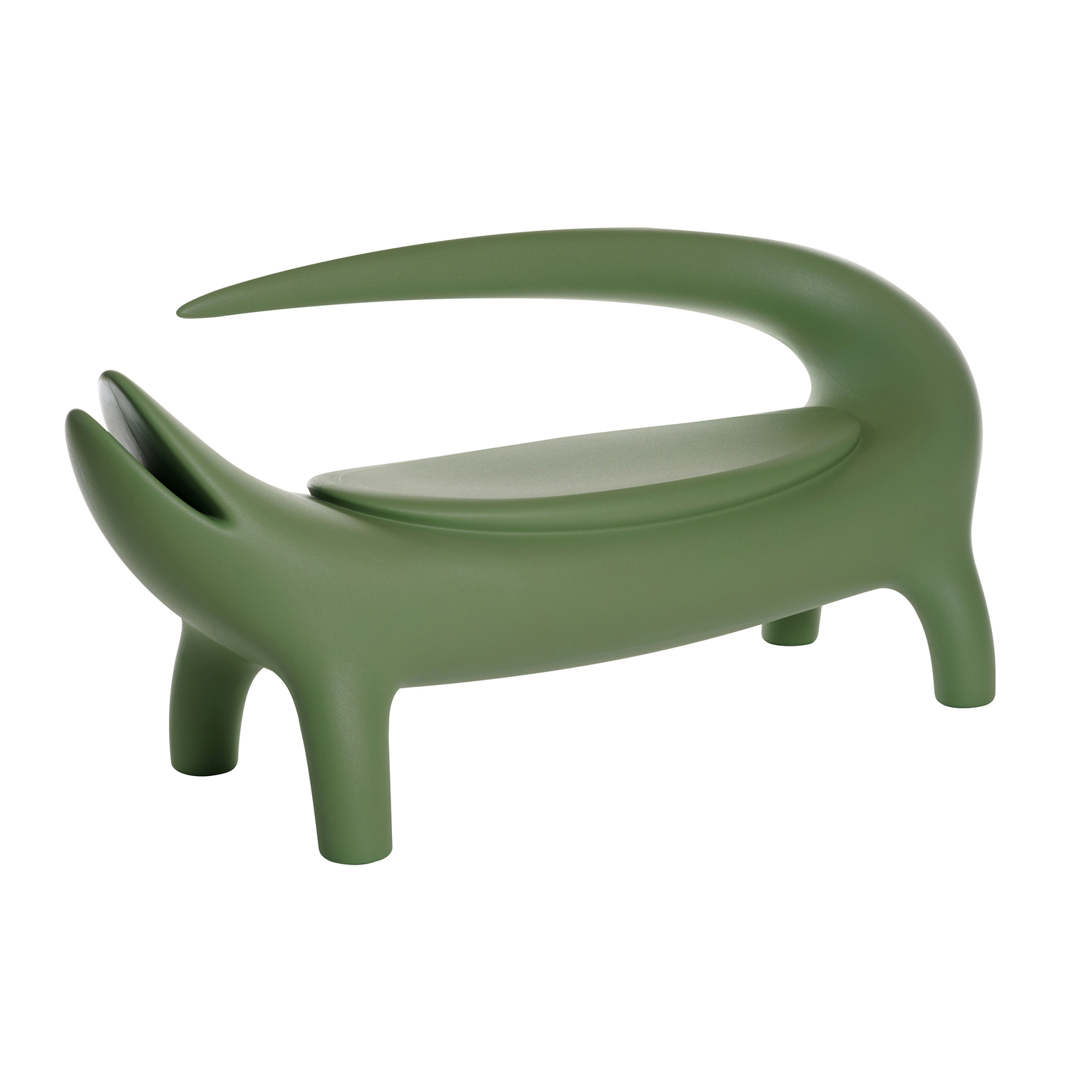 Slide Green - Bench Afrika - Polythene - Designer Marcantonio