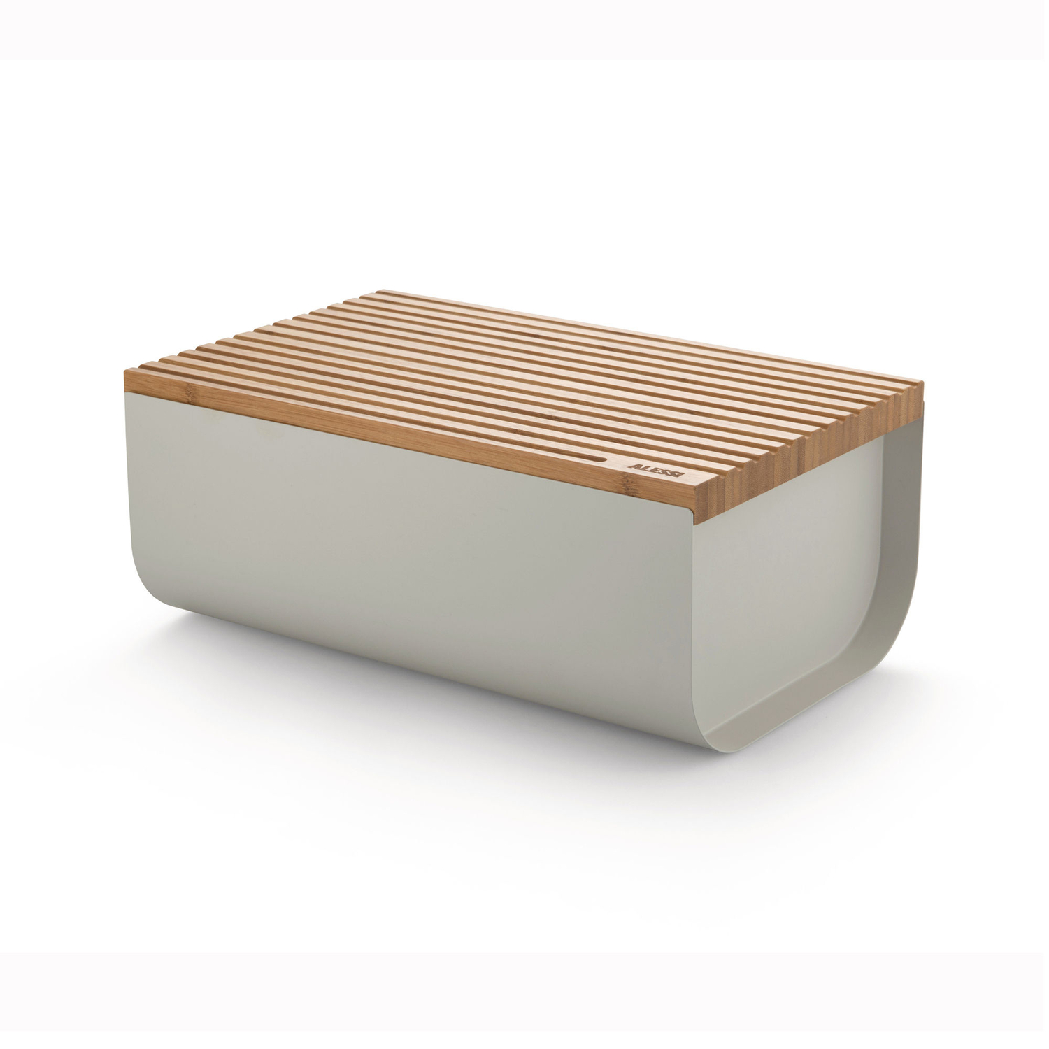Alessi Grey - Bread Box Mattina - Bamboo - Designer Big Game