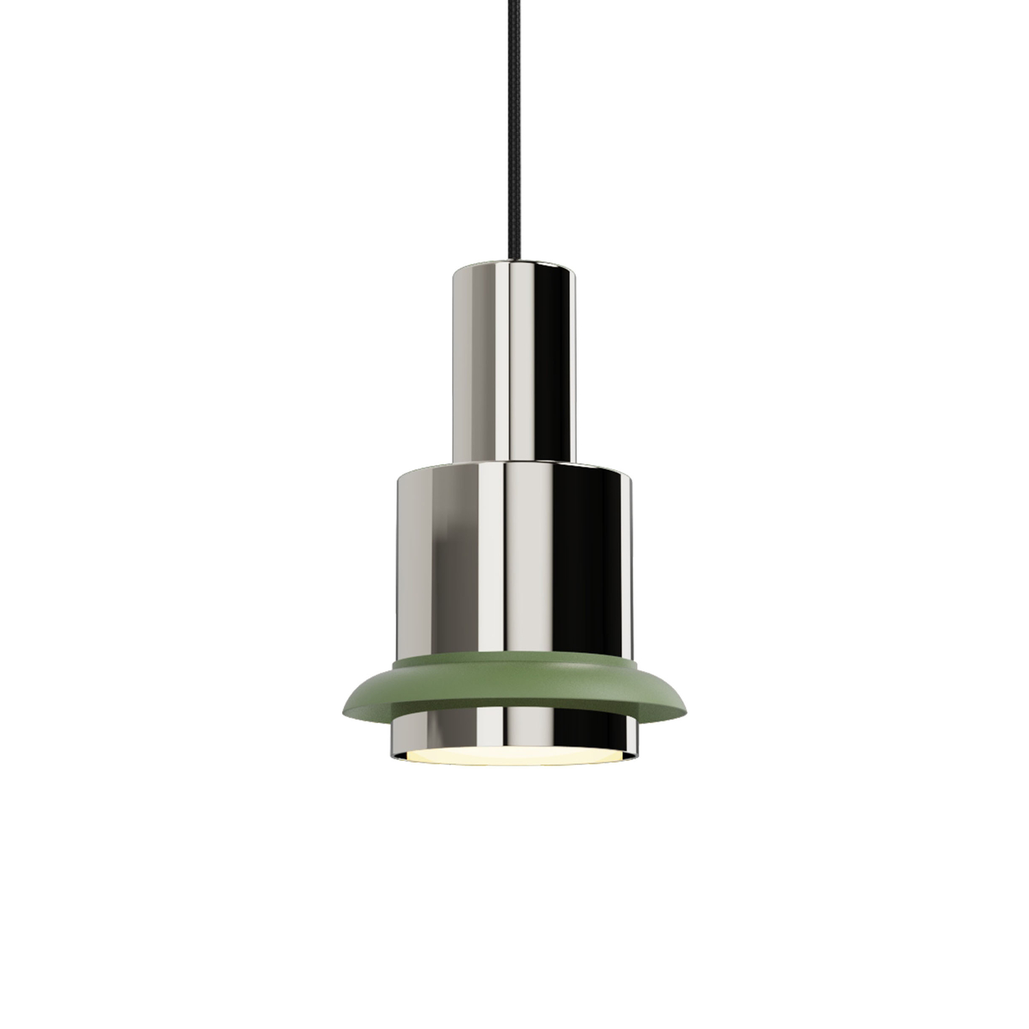 Dcw Éditions Silver - Pendant Chaumont - Steel - Designer Marc Held