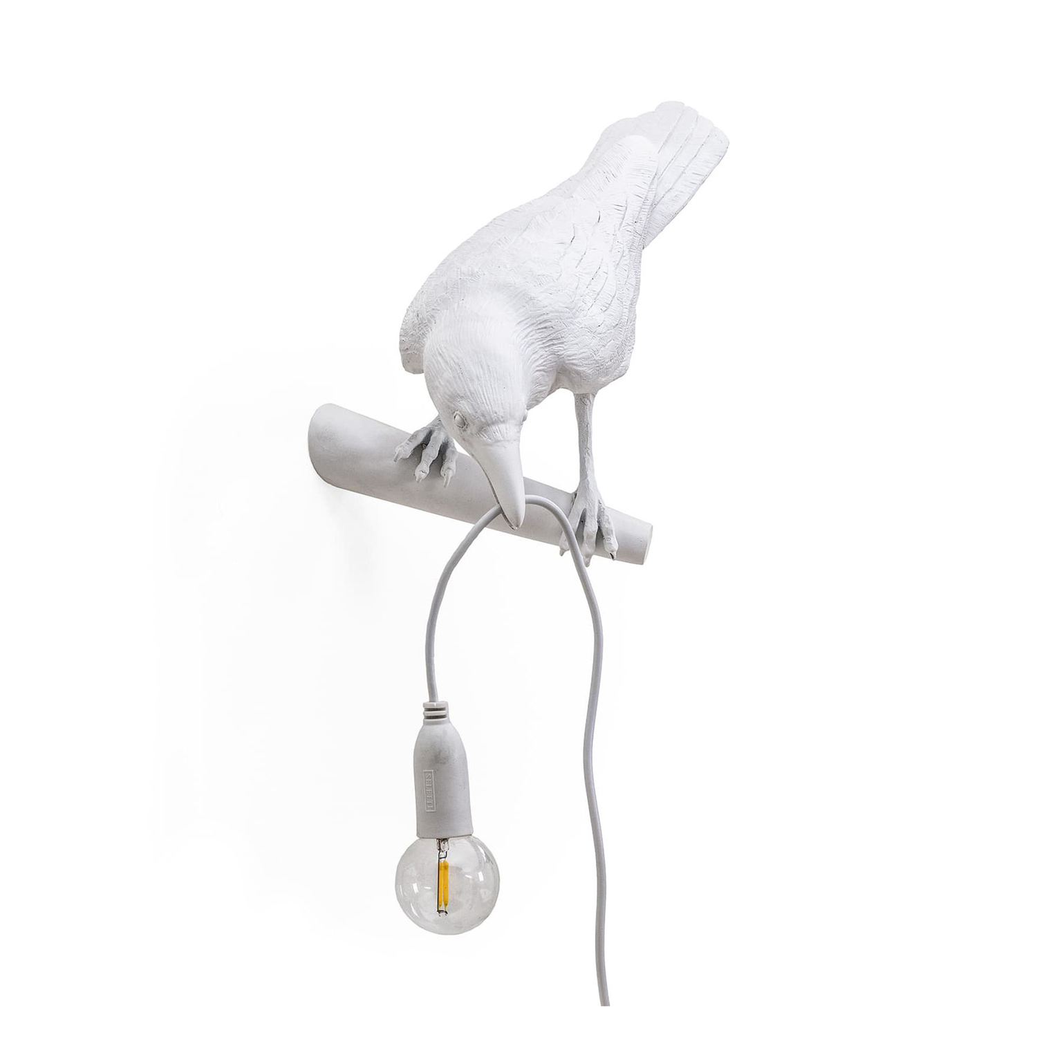 Seletti Light/White - Wall With Plug Animaux - Resin - Designer Marcantonio