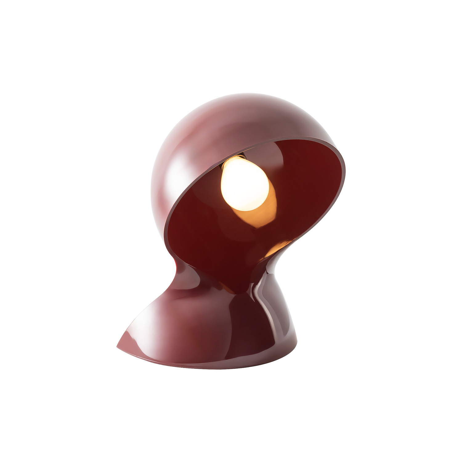 Artemide - Lampe de table Dalù - Rouge - Thermoplastique moulé - Designer Vico Magistretti