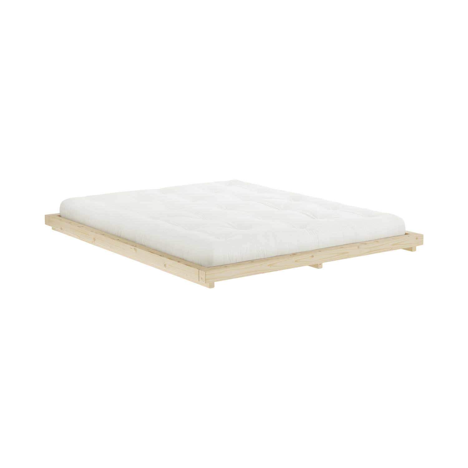 Karup Light/Black - Double Bed Dock - Natural Wood - Fsc-Certified Solid Pine