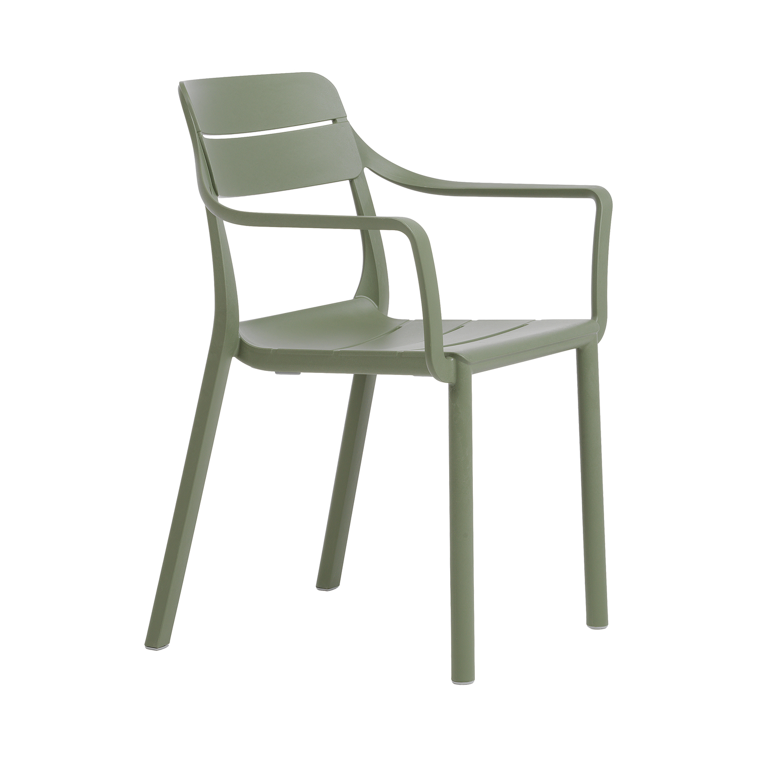 Nardi - Stackable Armchair Cassia - Green - Fibreglass Resin - Designer Raffaello Galiotto