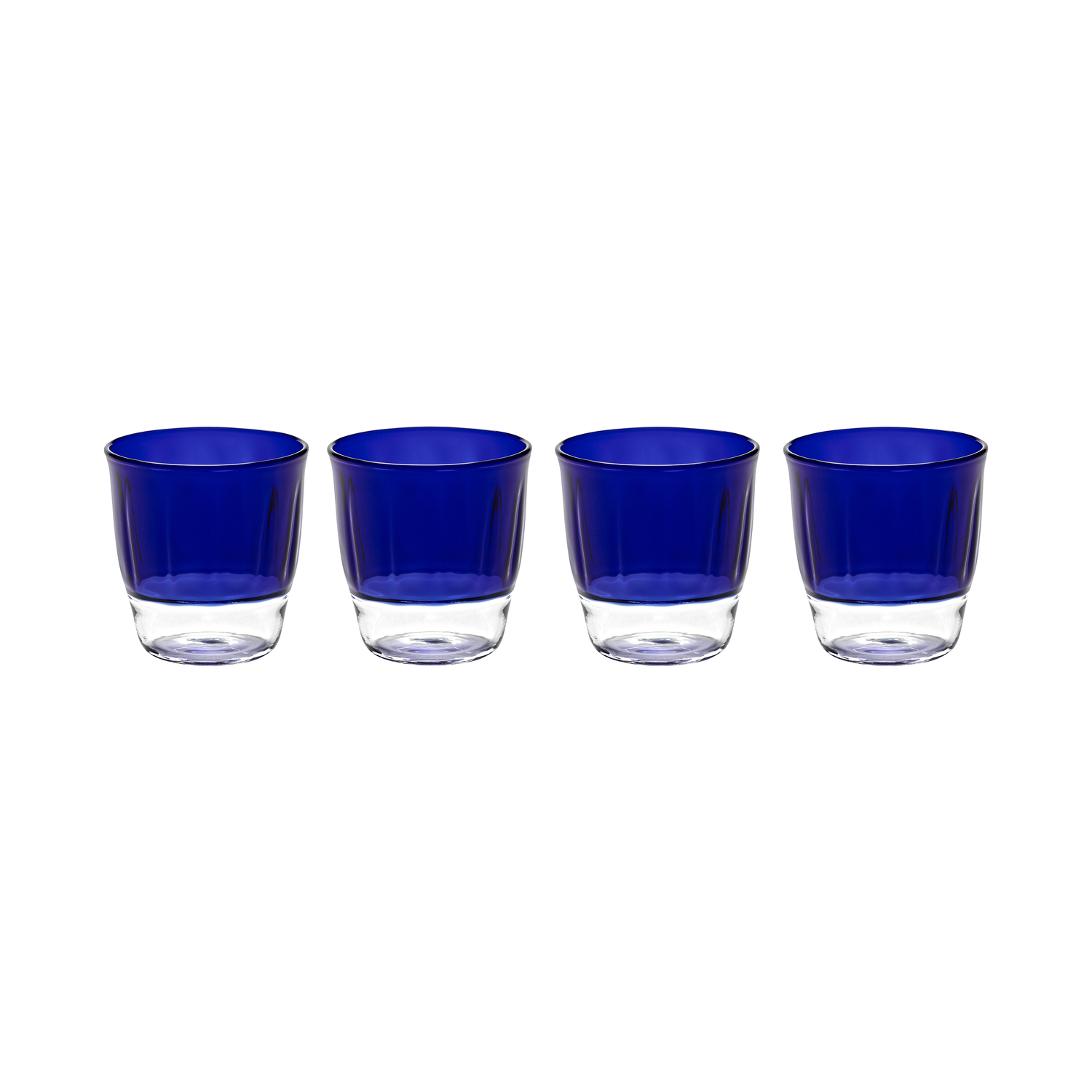 Serax Blue - Set Of 4 Yam - Borosilicated Glass - Designer Waww La Table
