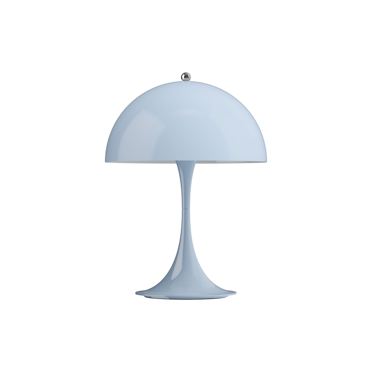 Louis Poulsen Blue - Wireless Rechargeable Lamp Panthella - Opal Acrylique - Designer Verner Panton