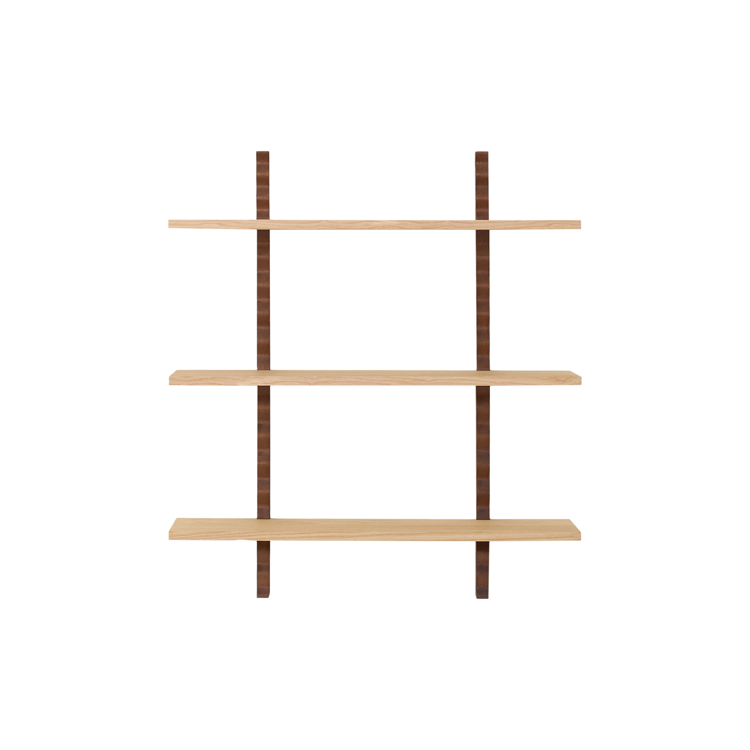 Nobodinoz - Wall Shelf Heju - Natural Wood - Solid Rubberwood - Designer Studio Heju