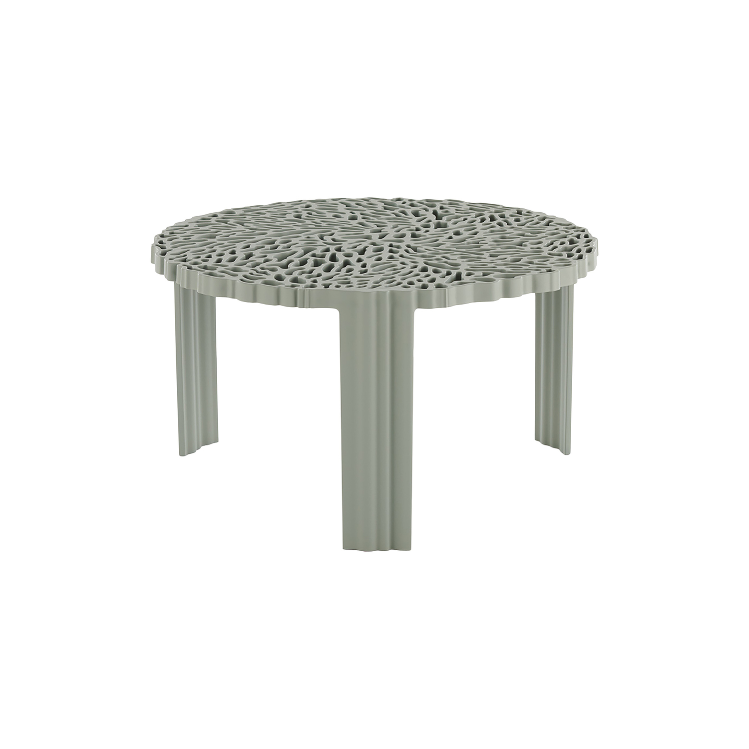 Kartell Green - Coffee Table T-Table - Soft-Touch Pmma - Designer Patricia Urquiola