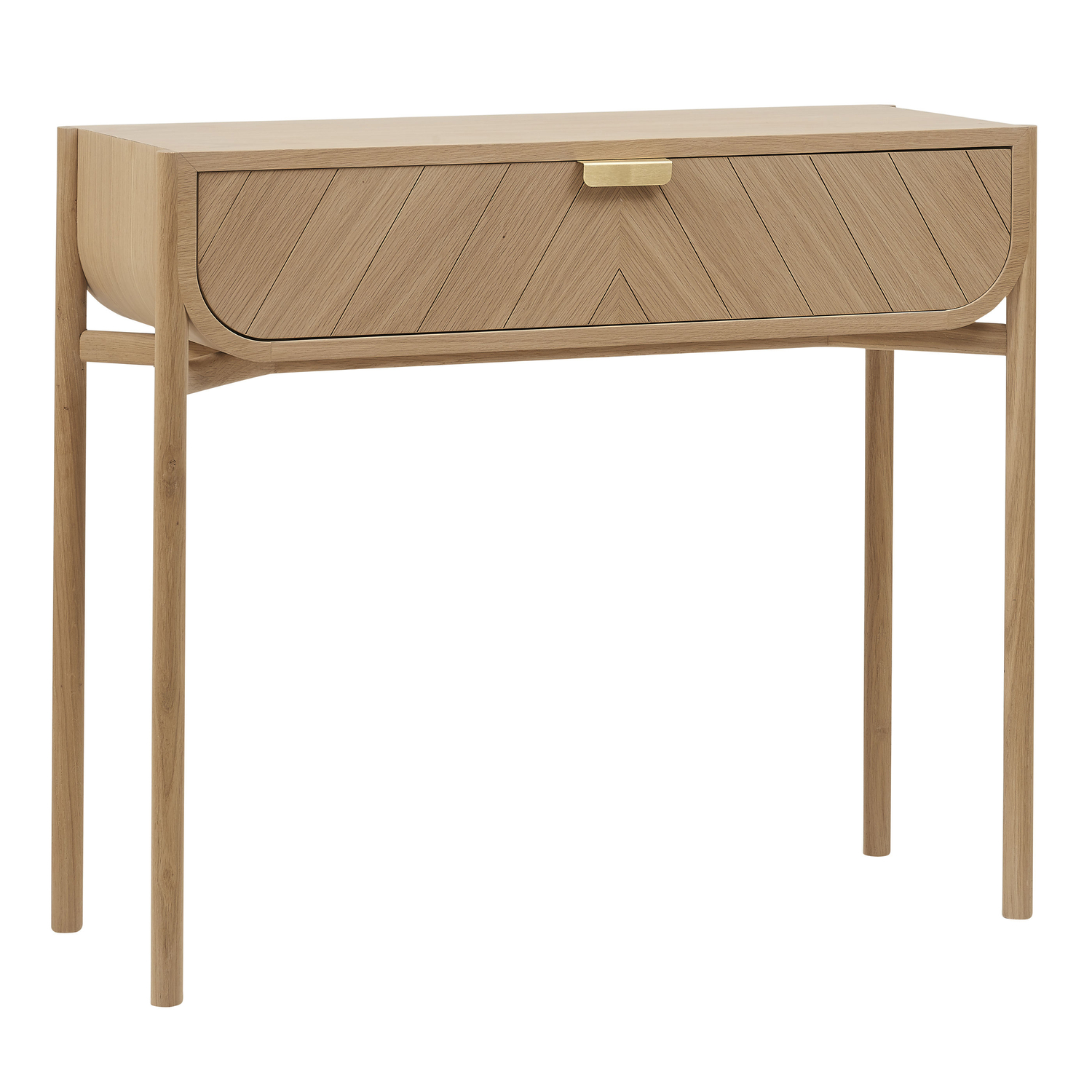 Hartô Light/Golden - Dressing Table Marius - Natural Wood - Solid Oak - Designer Pierre-François Dubois