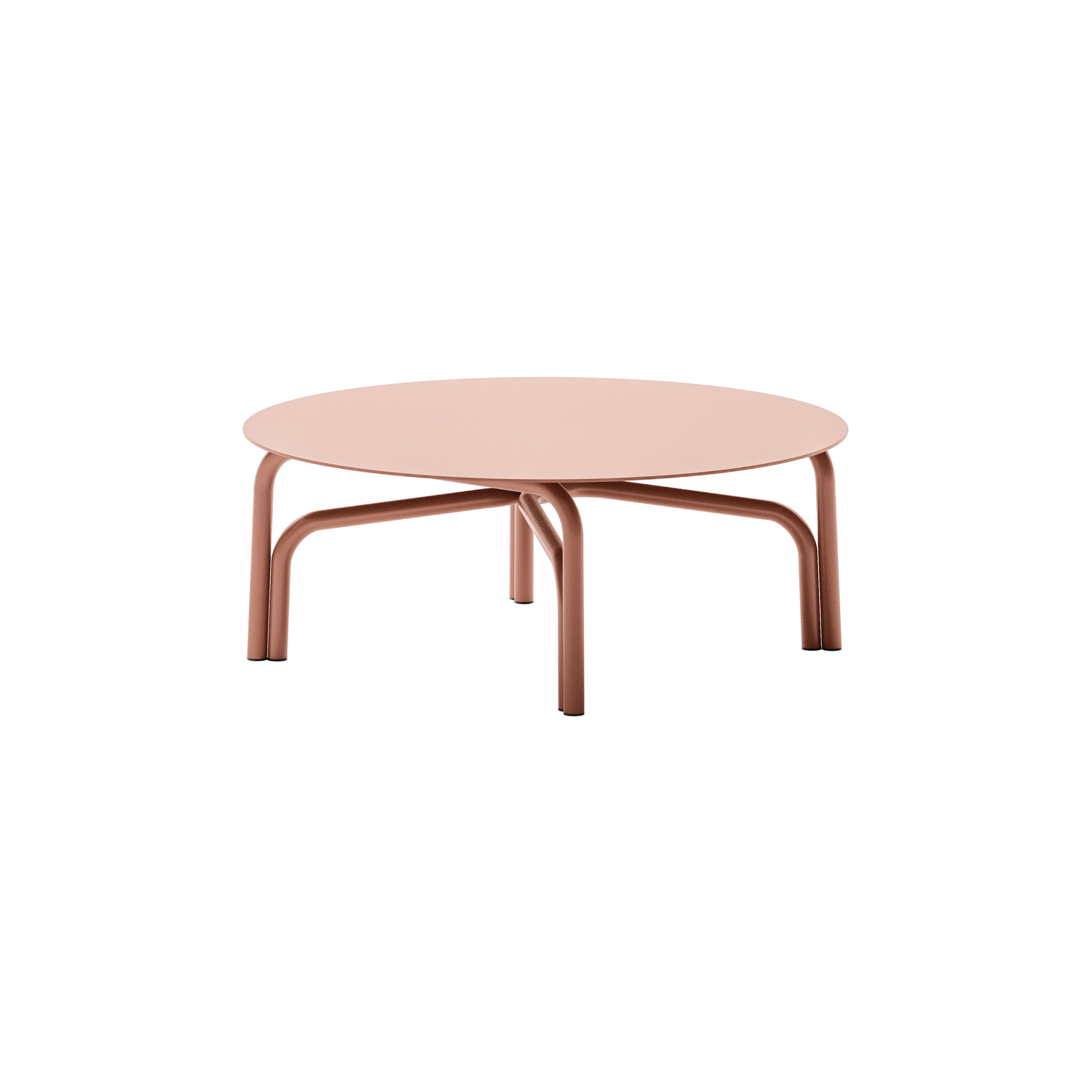 Unopiu - Table basse Salo - Orange - Aluminium