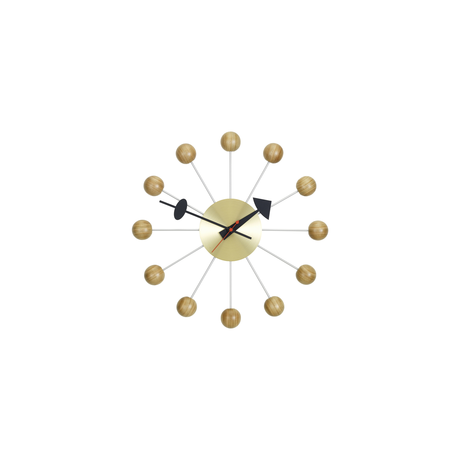Vitra - Wall Clock Nelson Clock - Natural Wood - Natural Cherry Wood - Designer George Nelson