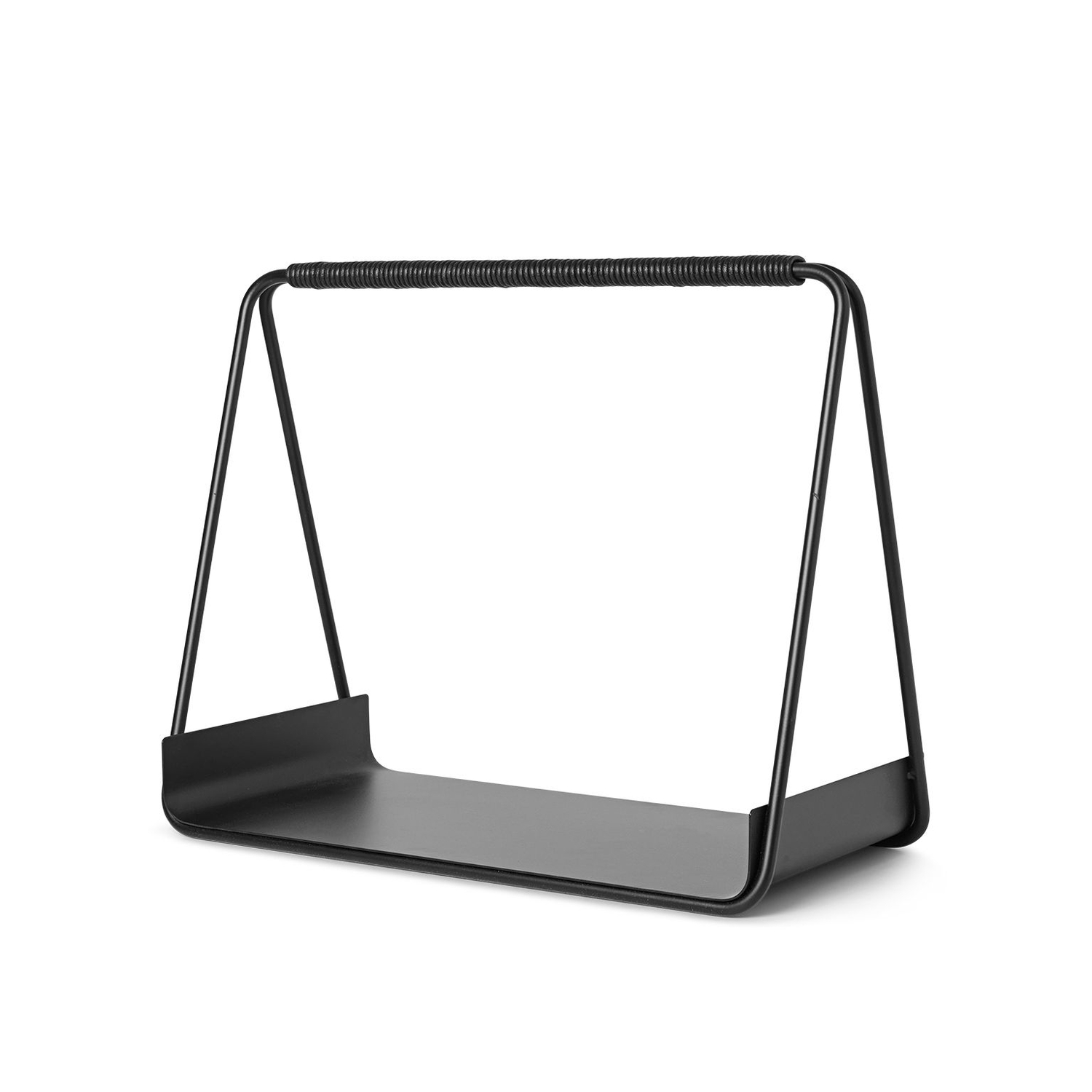 Ferm Living - Log Basket Port - Black - Steel - Designer Trine Andersen