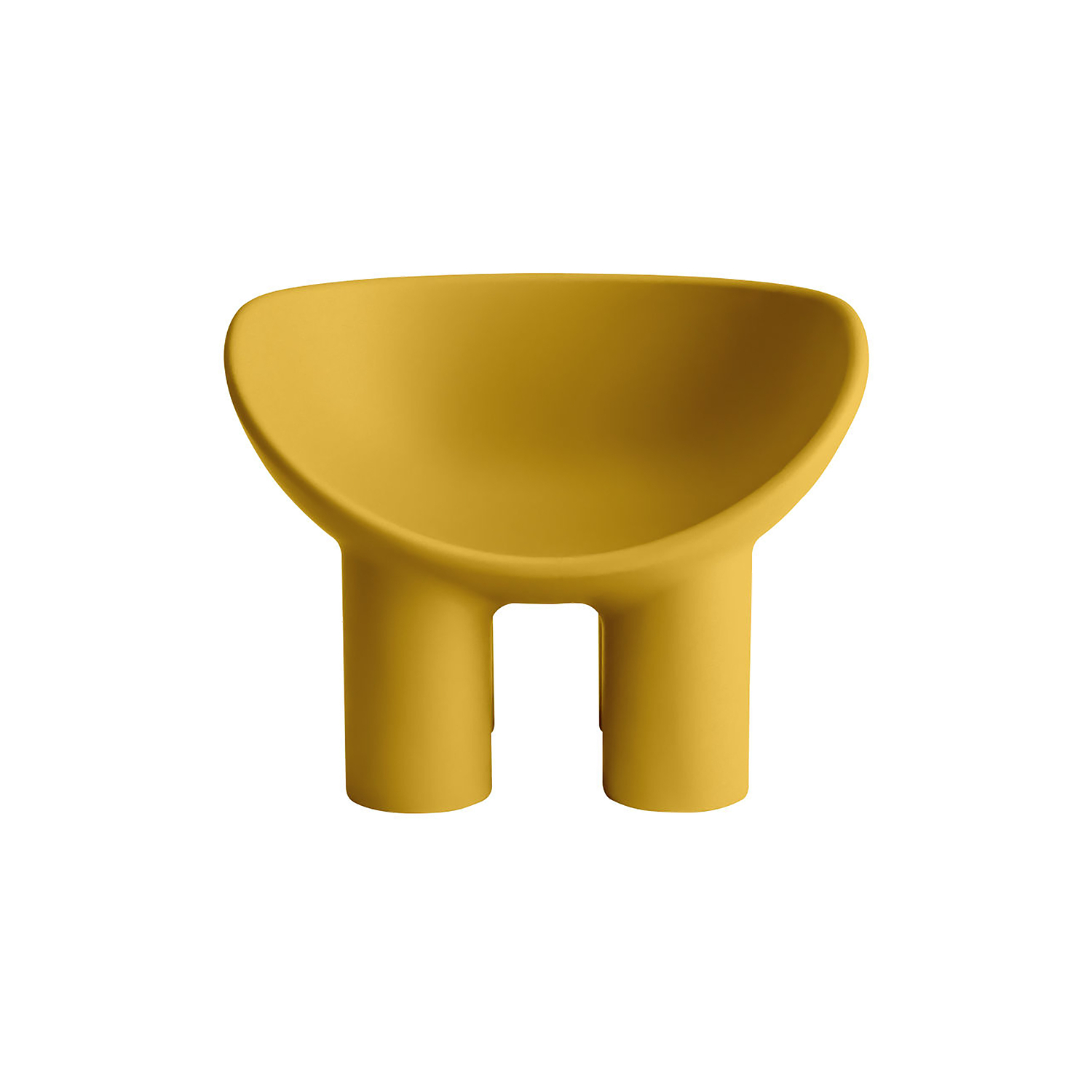 Driade Yellow - Armchair Roly Poly - Polythene - Designer Faye Toogood