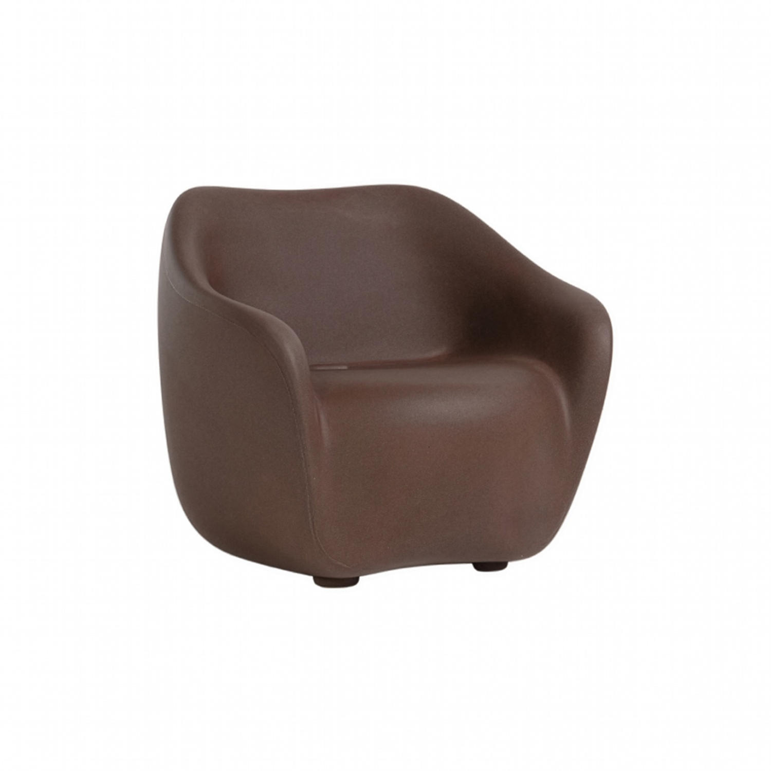 Slide - Fauteuil Reborn - Marron - Écothylène recyclé - Designer ecoBirdy