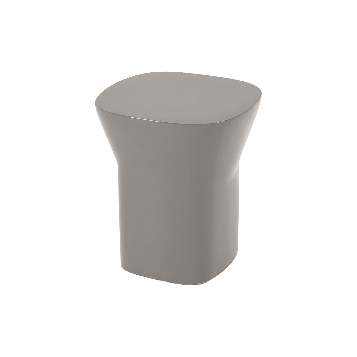 Unopiu - Table d'appoint Egadi - Beige - Ciment émaillé - Designer Andrea Steidl