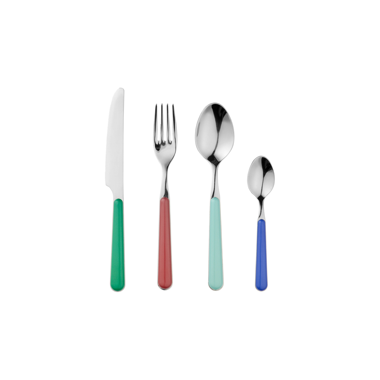 Broste Copenhagen - Cutlery Set Marstal - Multicoloured - Plastic