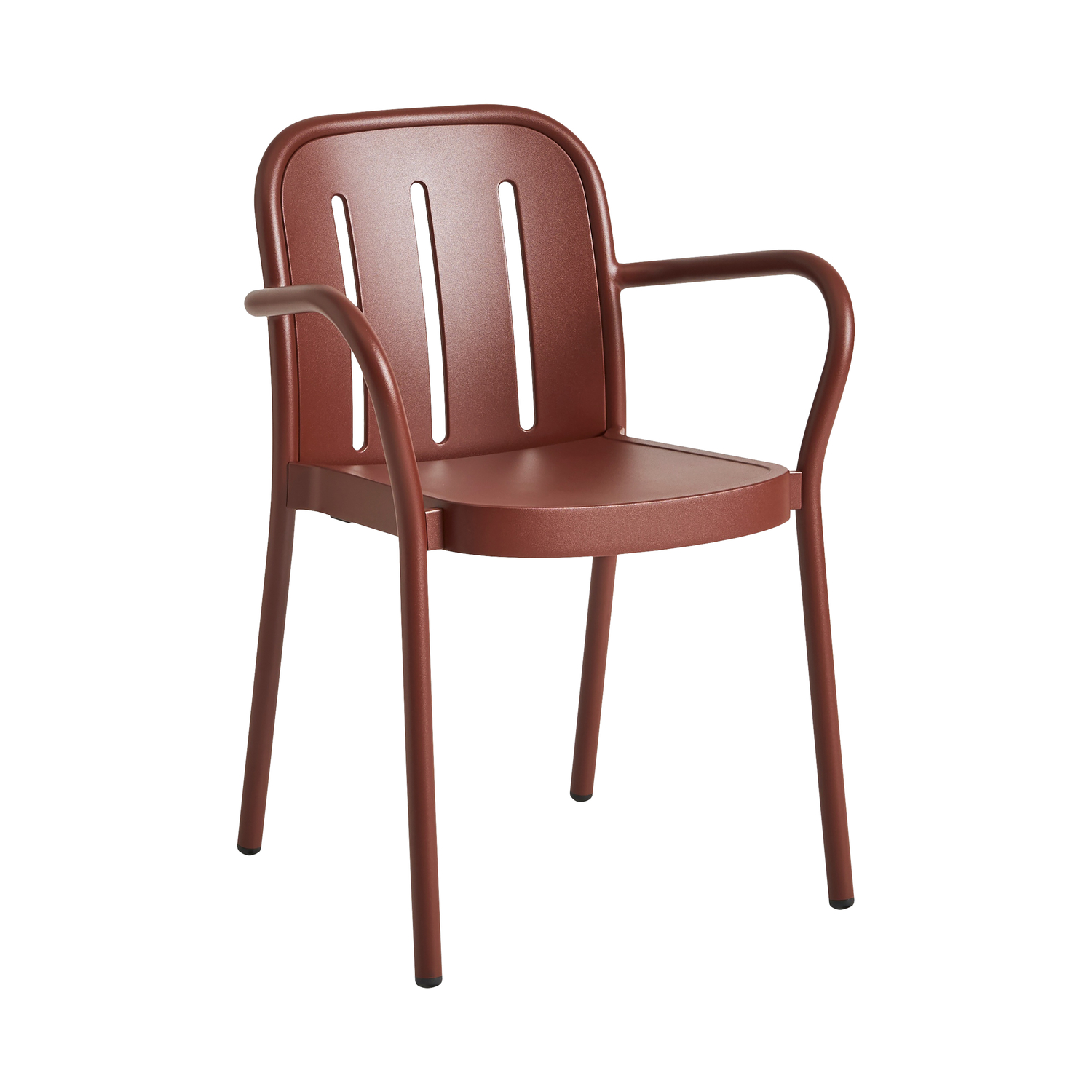 Hay Grey/Red/Cream - Stackable Armchair Deville - Designer Julien Renault