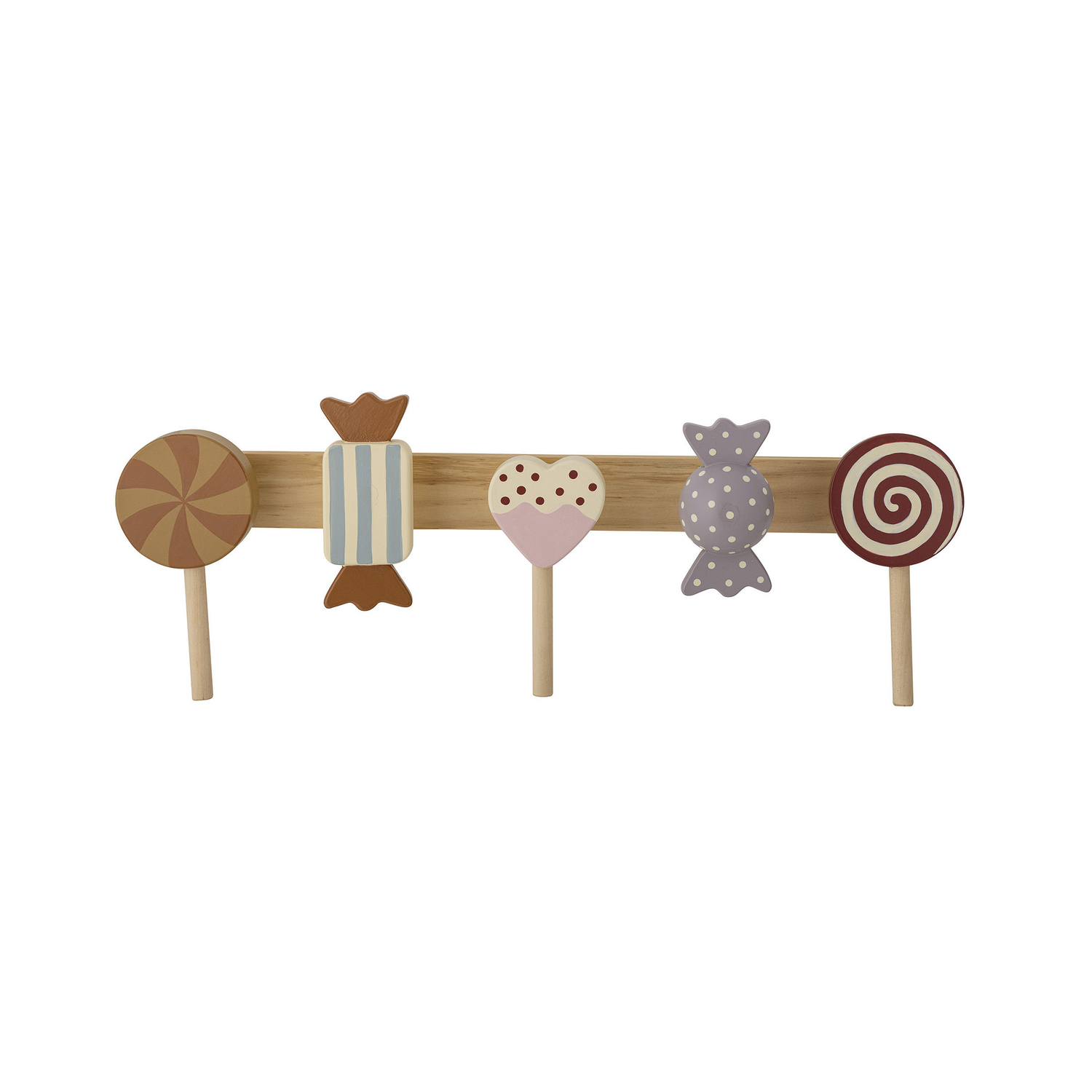 Bloomingville - Wall Coat Rack Kids - Natural Wood - Pine