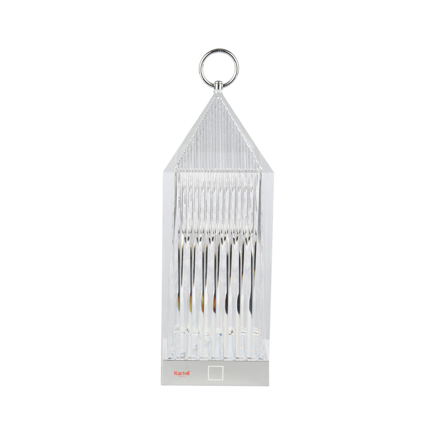 Kartell - Wireless Rechargeable Outdoor Lamp Lantern - Transparent - Recycled Pmma - Designer Fabio Novembre