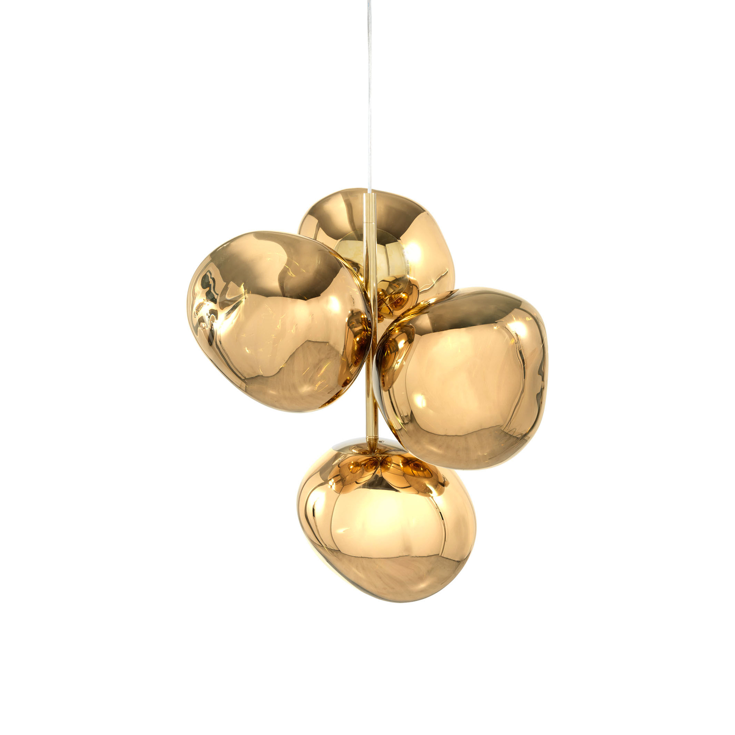Tom Dixon Gold - Pendant Melt - Blow-Moulded Polycarbonate - Designer