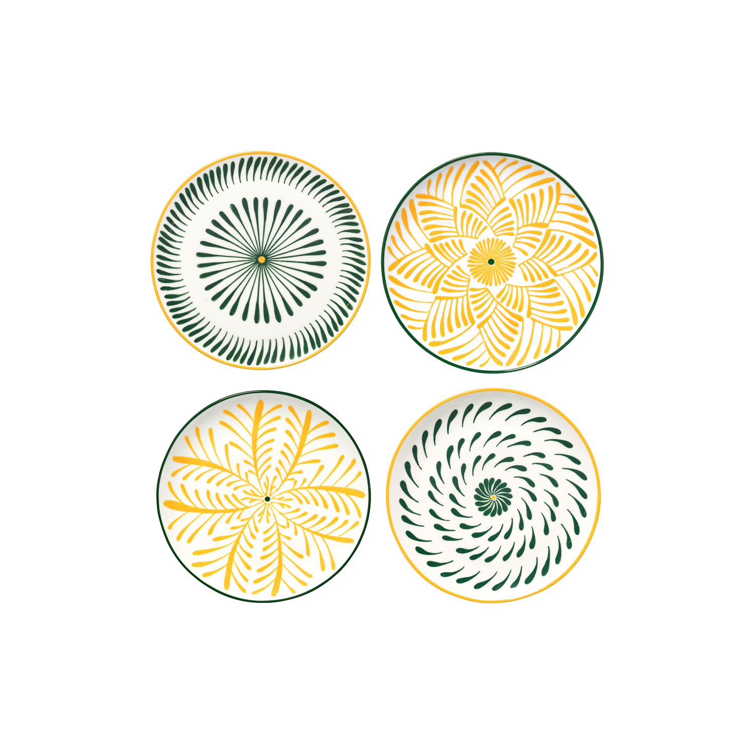 Serax Yellow - Set Of 4 - Ø 26.5 Cm Bazaar - Sandstone - Designer Waww La Table