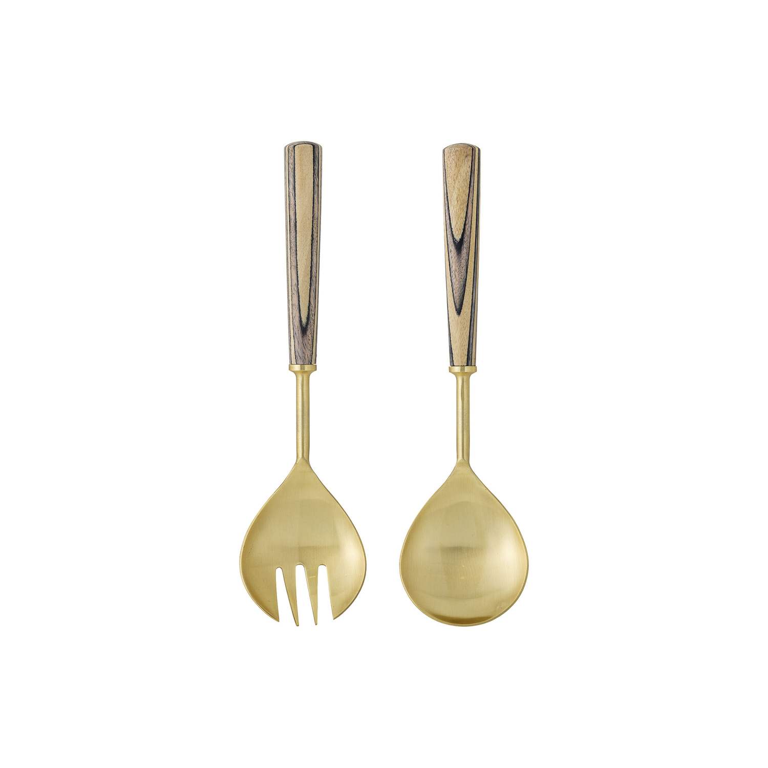 Bloomingville Gold - Salad Servers Fumio - Mango Tree
