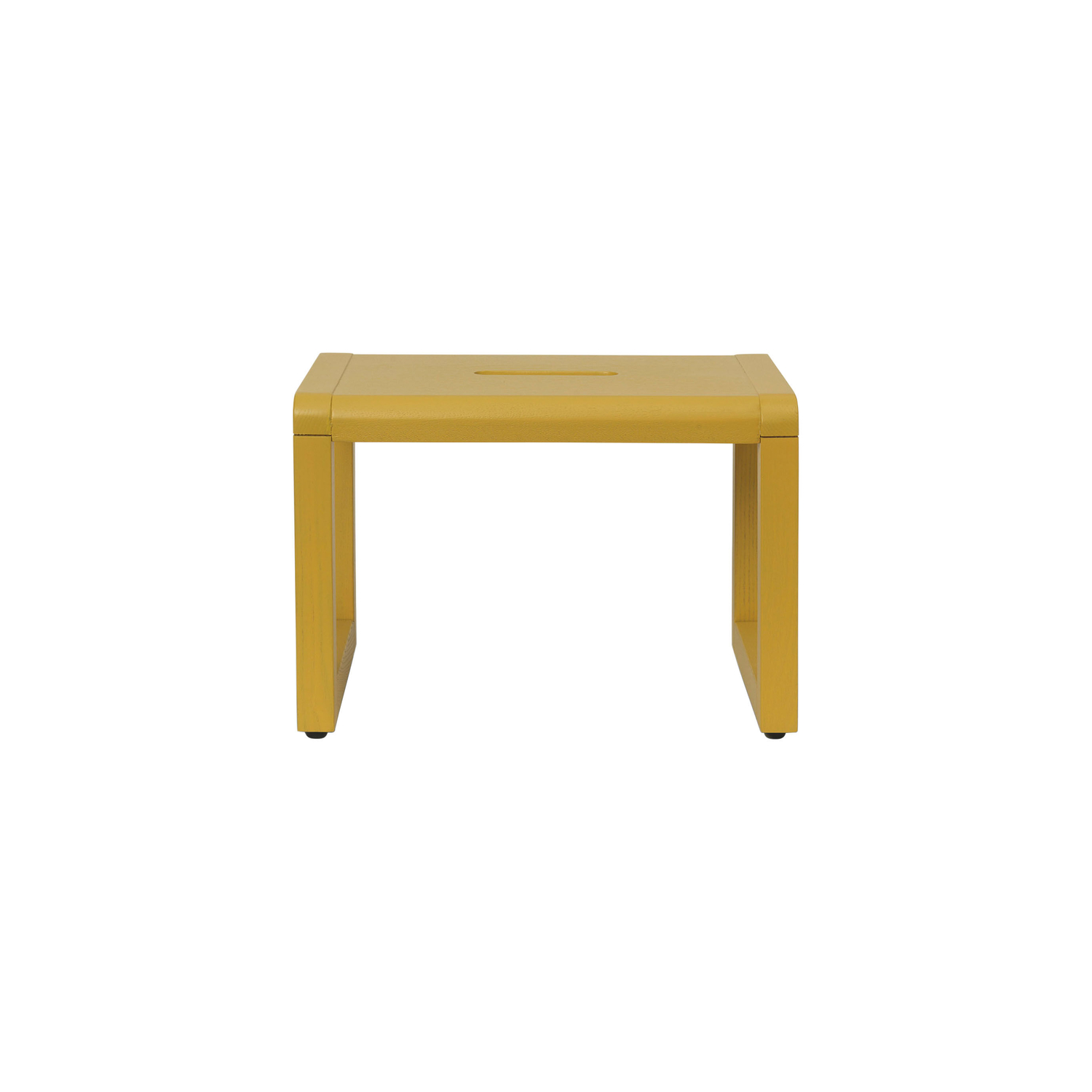 Ferm Living Yellow - Children Stool Little Architect - Ash Plywood - Designer Says Who Size 33