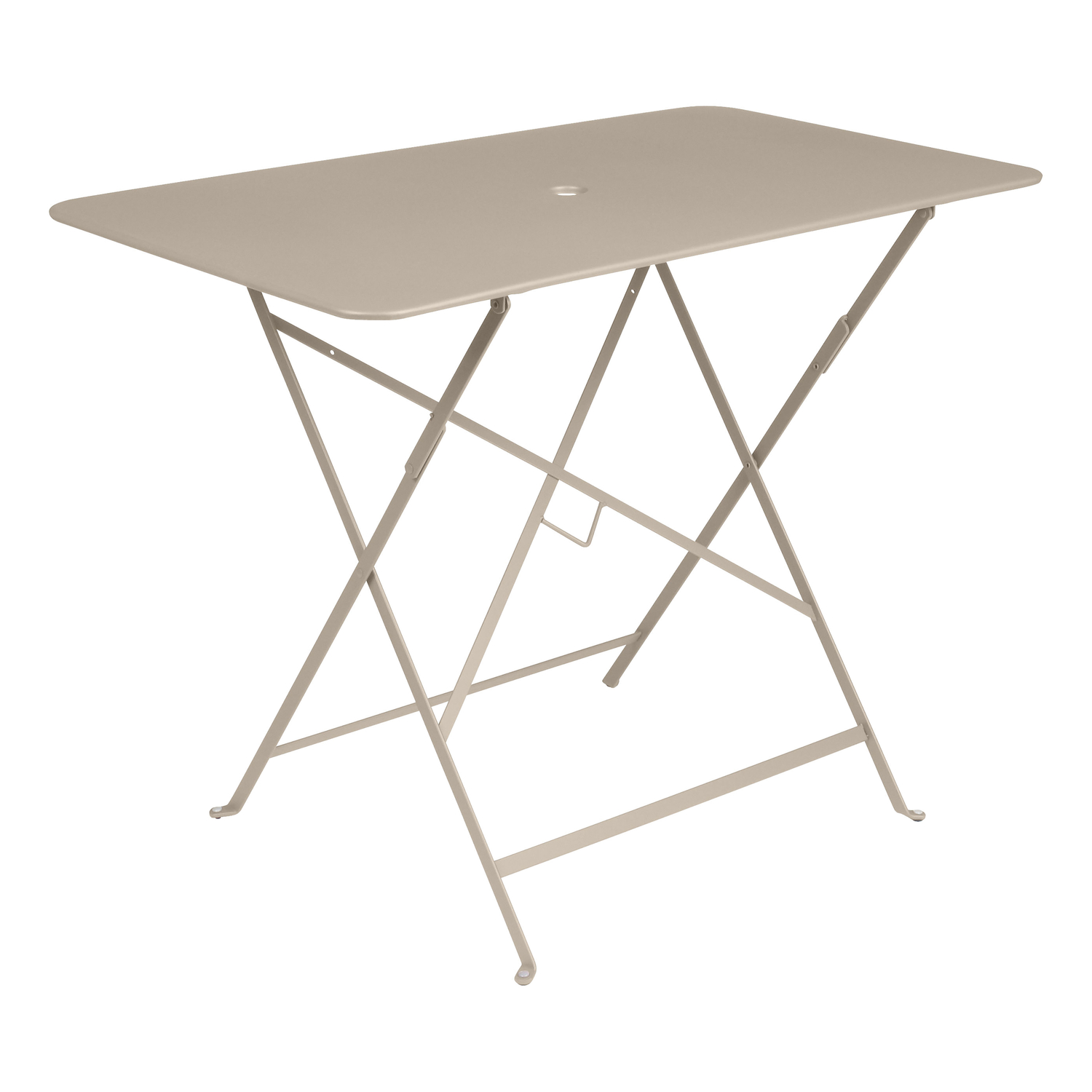 Fermob Beige - Rectangular Table Bistro - Painted Steel - Designer Frédéric Sofia