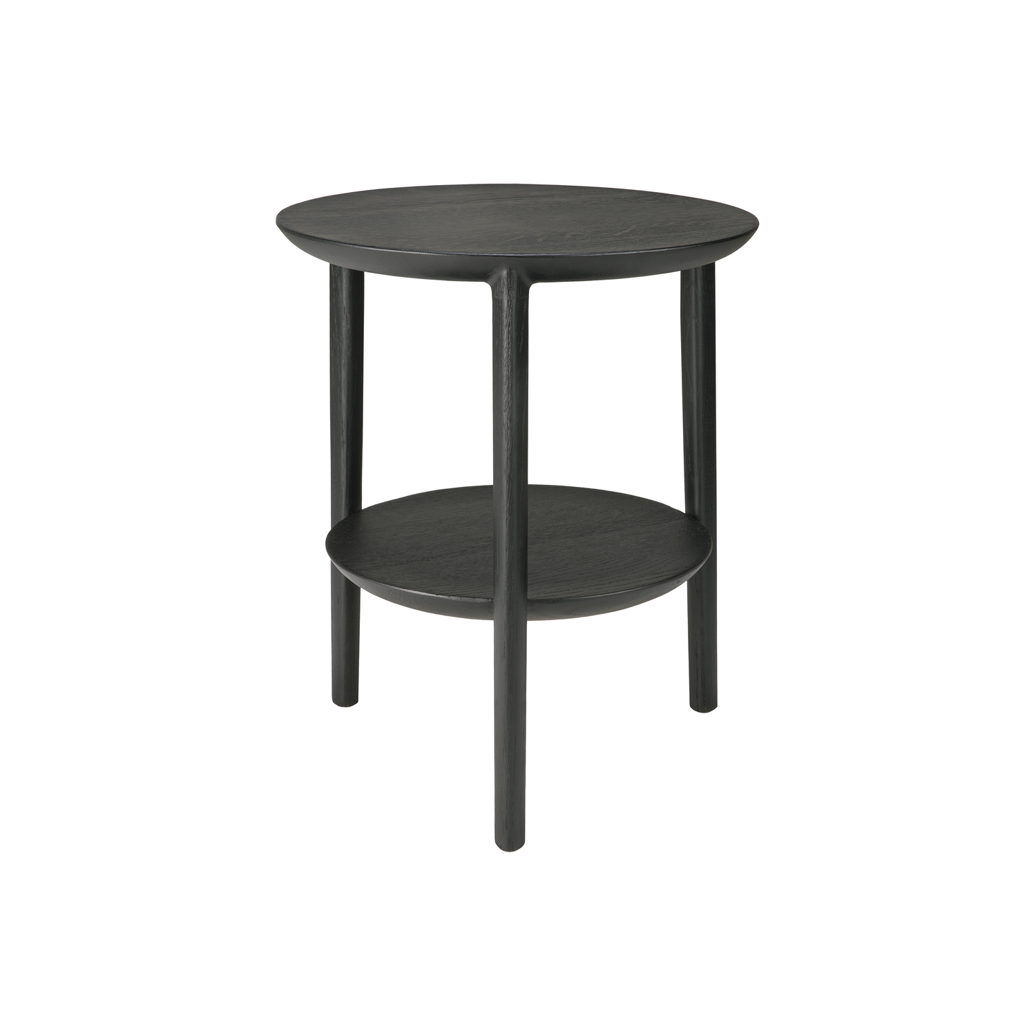 Ethnicraft Black - End Table Bok - Tinted Oak Wood
