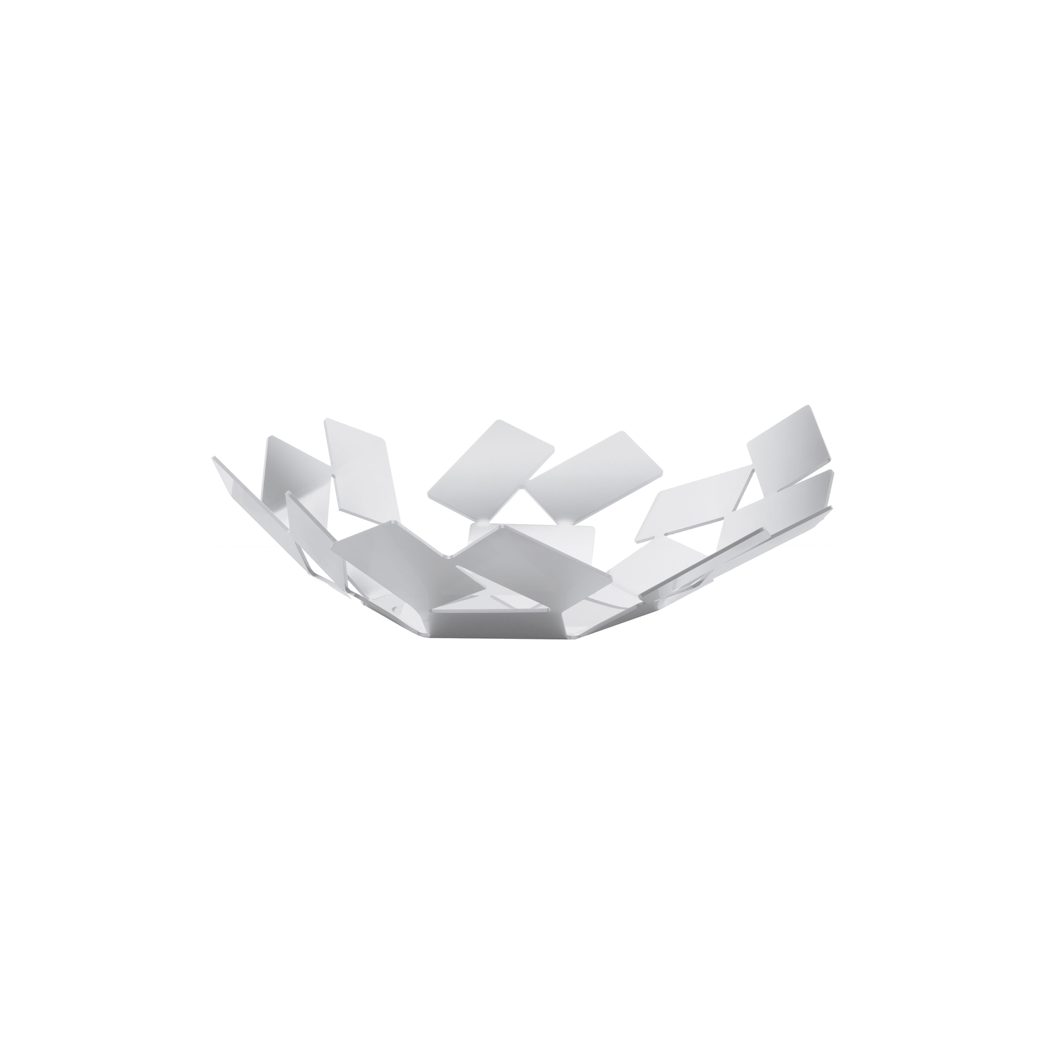 Alessi White - Basket La Stanza Dello Scirocco - Stainless Steel - Designer Mario Trimarchi