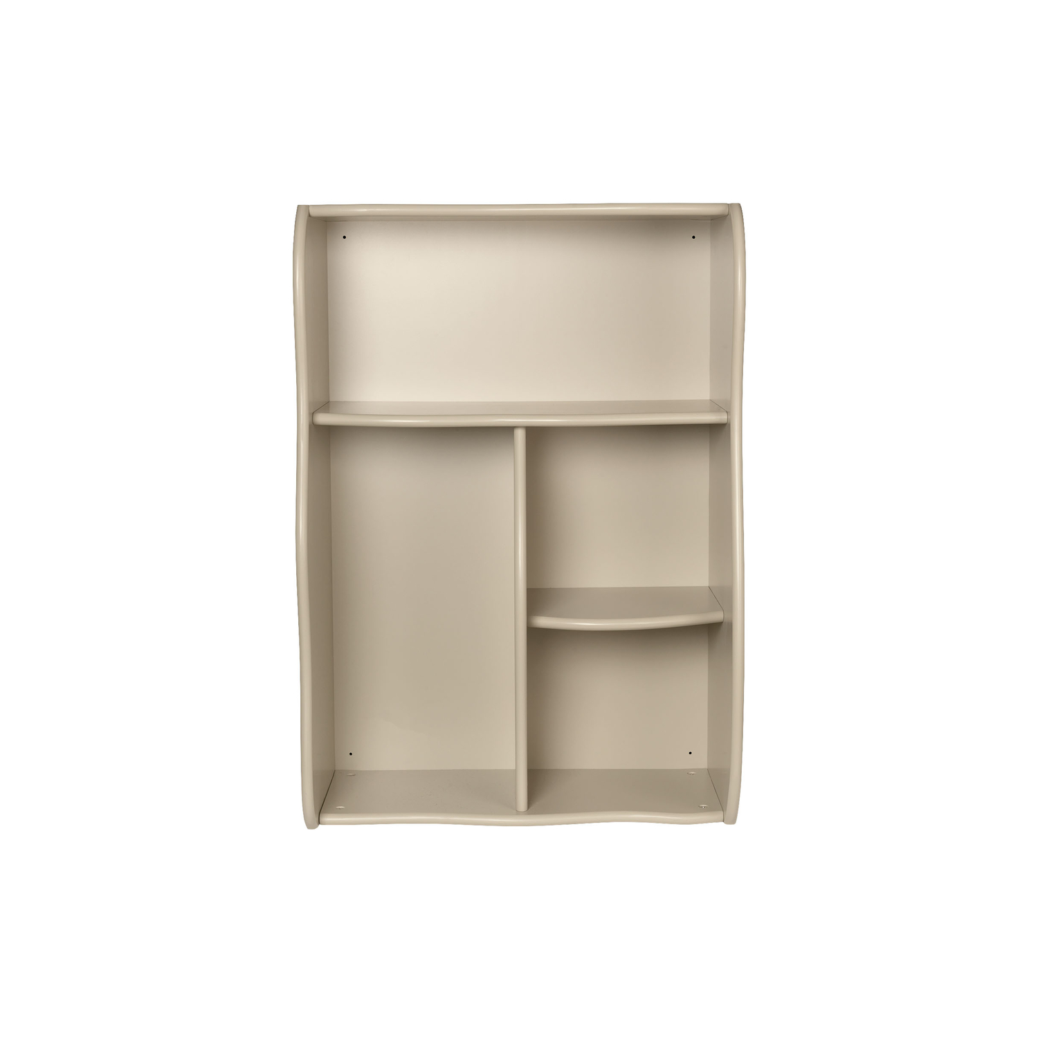 Ferm Living - Children's Bookshelf Slope - Beige - Wood Fibre Panels