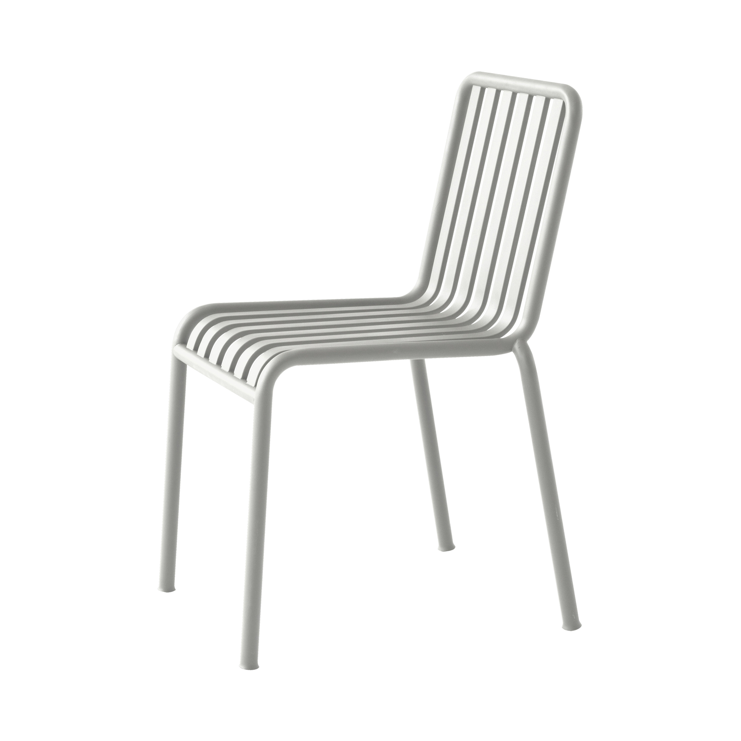 Hay Grey - Stacking Chair Palissade - Epoxy Lacquered Steel - Designer Ronan & Erwan Bouroullec