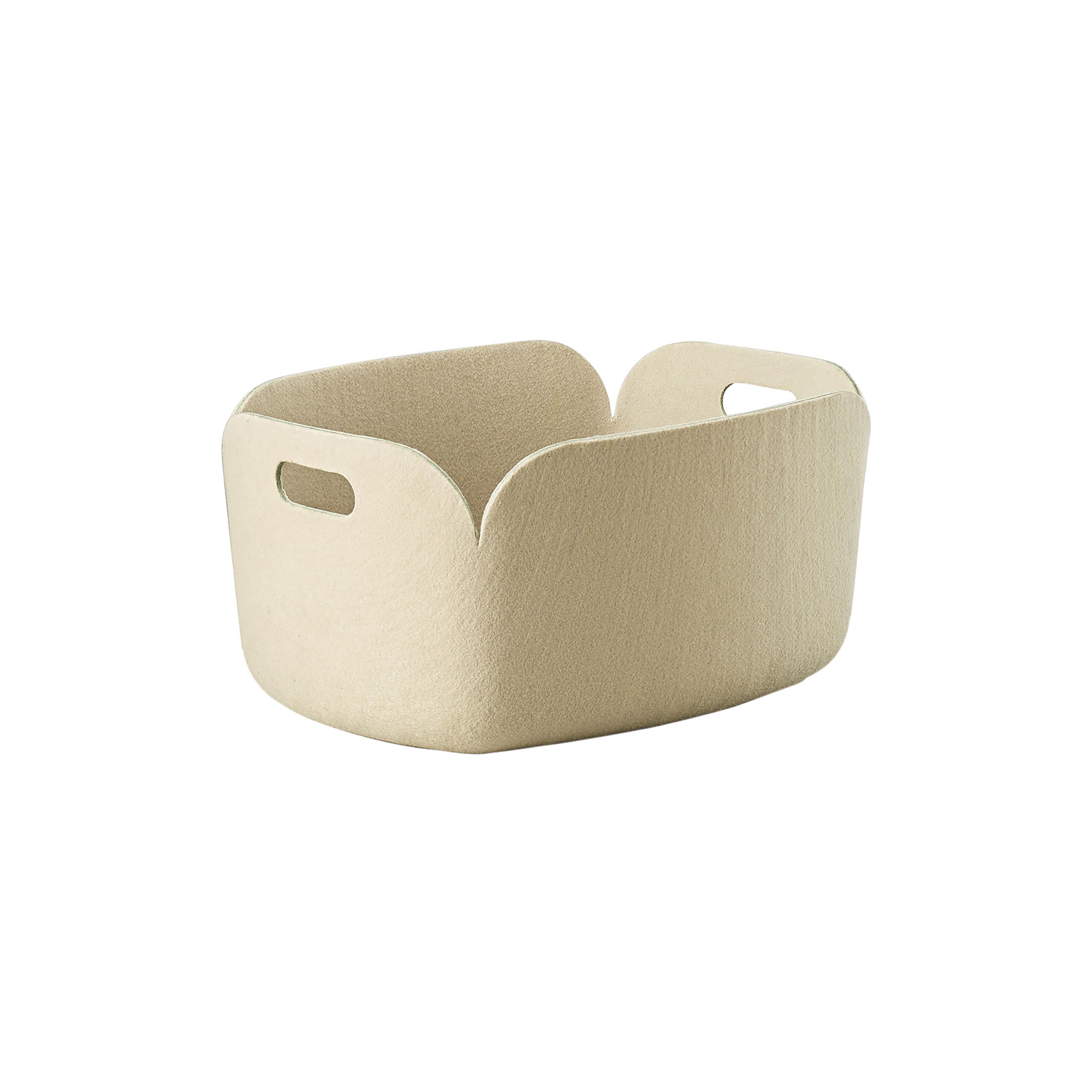 Muuto Beige - Basket Restore - Recycled Felt - Designer Mika Tolvanen
