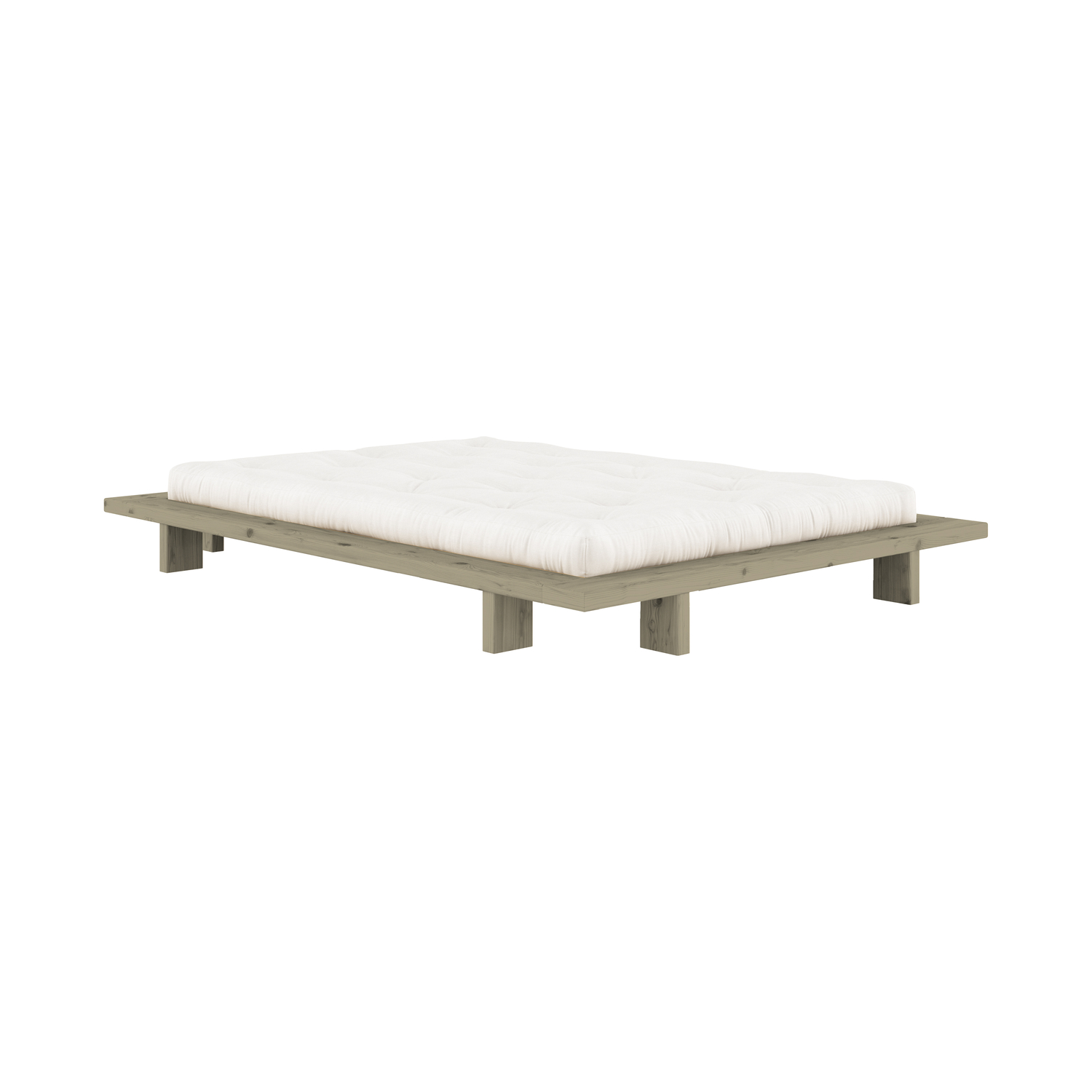 Karup Green - Double Bed Japan - Fsc-Certified Solid Pine