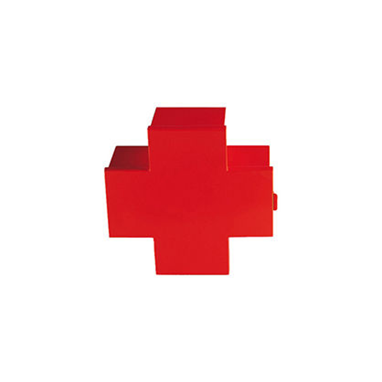 Cappellini - Rangement mural Cross - Rouge - Métal - Designer Thomas Eriksson