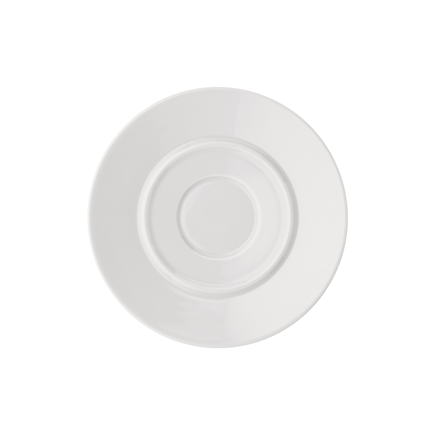 Alessi White - Saucer La Bella Tavola - Fine Porcelain - Designer Ettore Sottsass