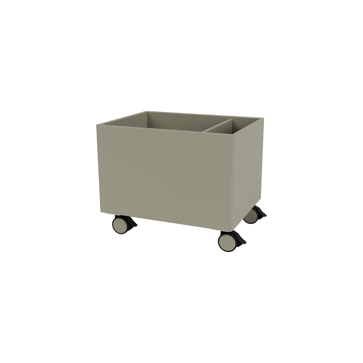 MONTANA - Baule con ruote Box - Grigio - MDF laccato - Designer Peter J. Lassen
