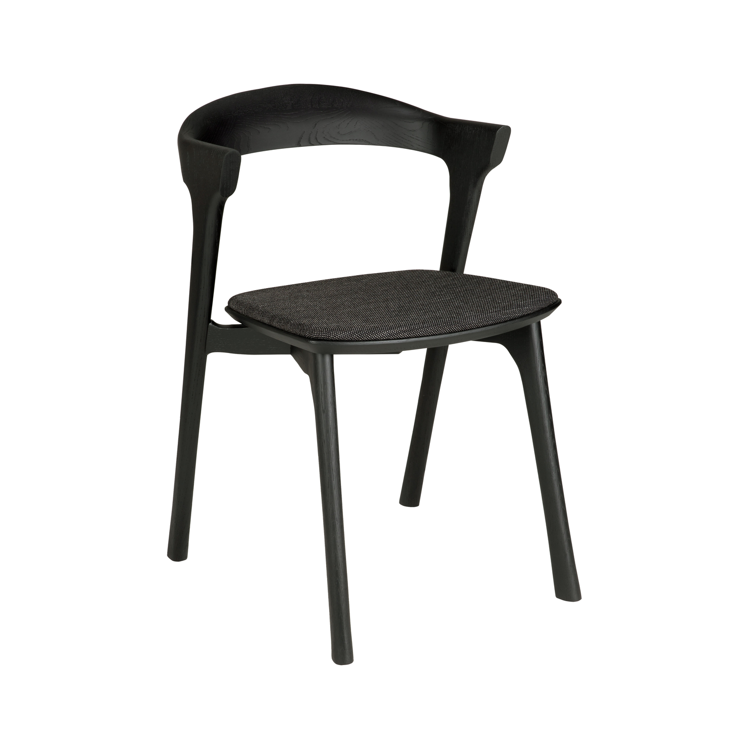Ethnicraft Black - Chair Bok - Pu Foam - Designer Alain Van Havre