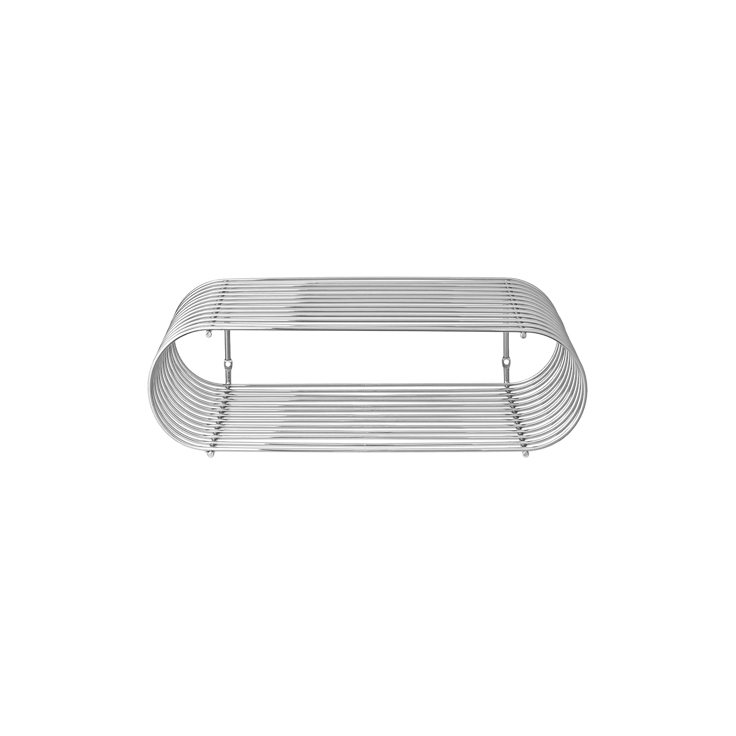 Aytm - Shelf Curva - Metal - Chrome Plated Iron
