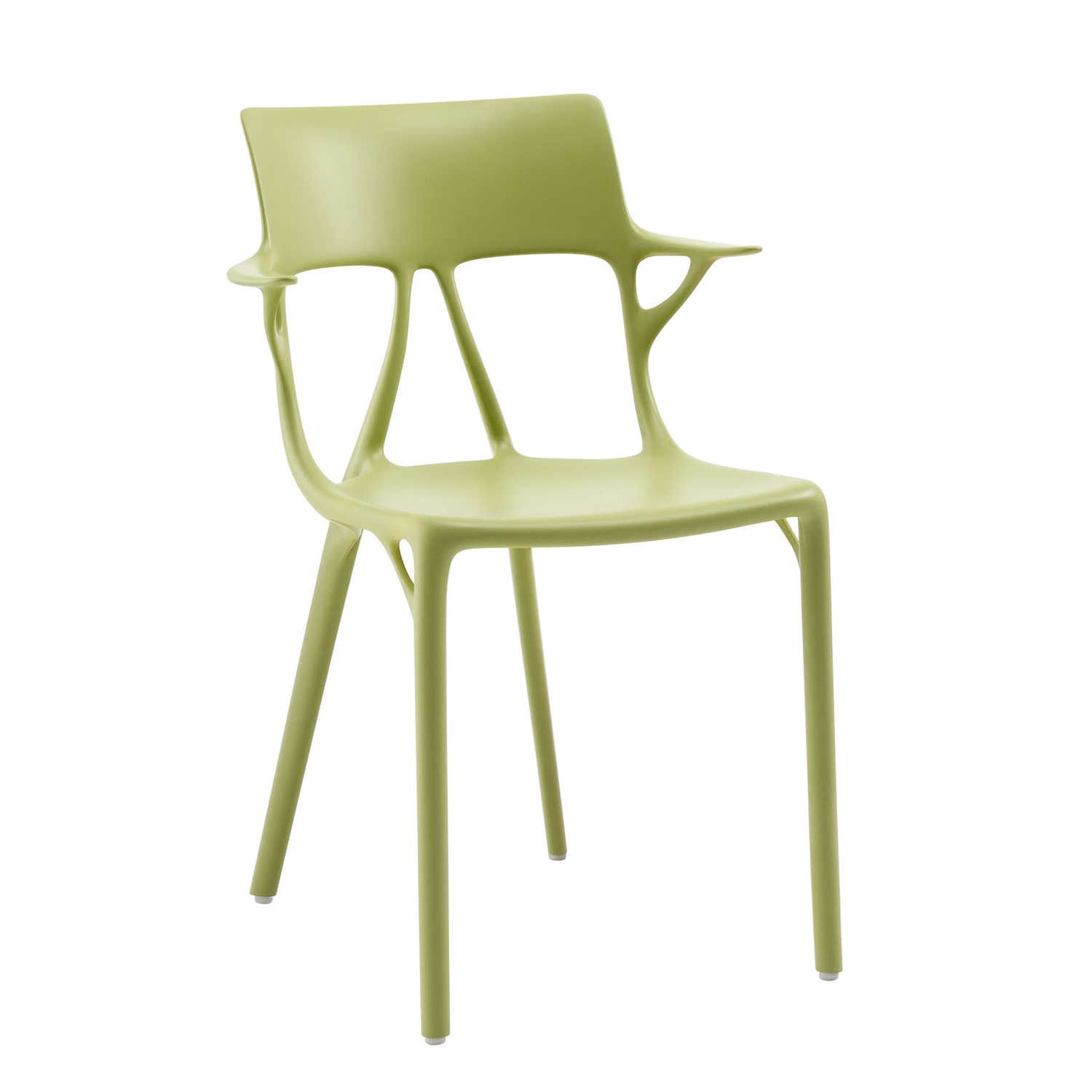Kartell - Sessel A. I - Grün - Recyceltes Thermoplast. Technopolymer - Designer Philippe Starck